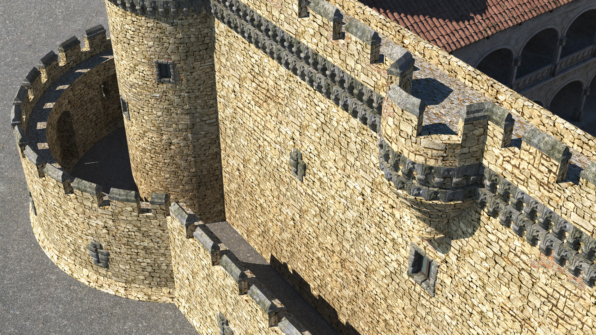 3D model Medieval Castle