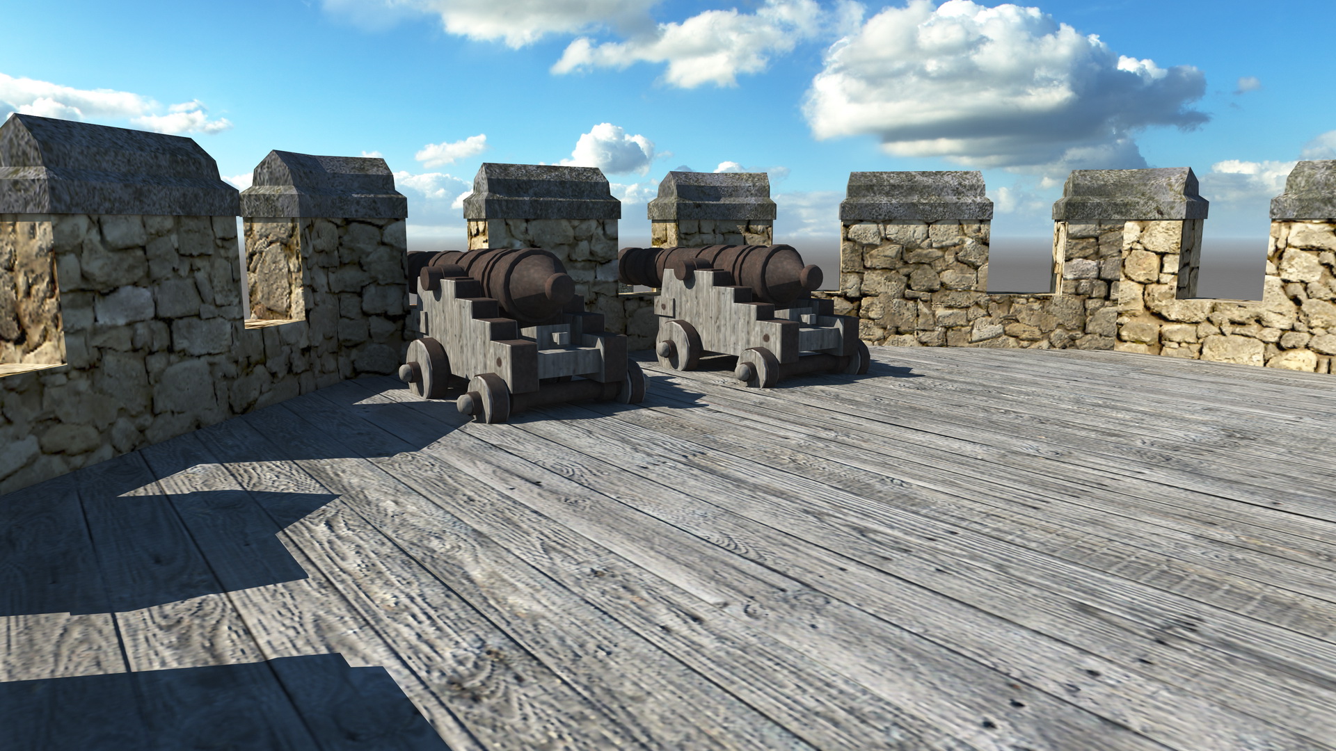 3D model Medieval Castle