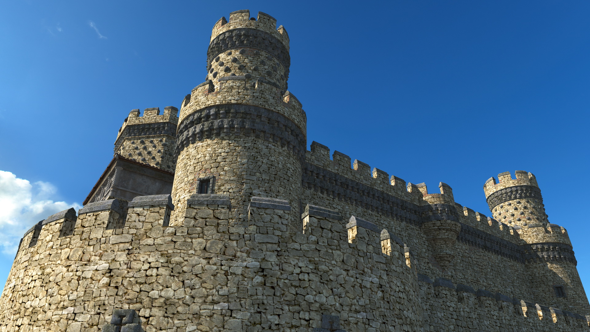 3D model Medieval Castle