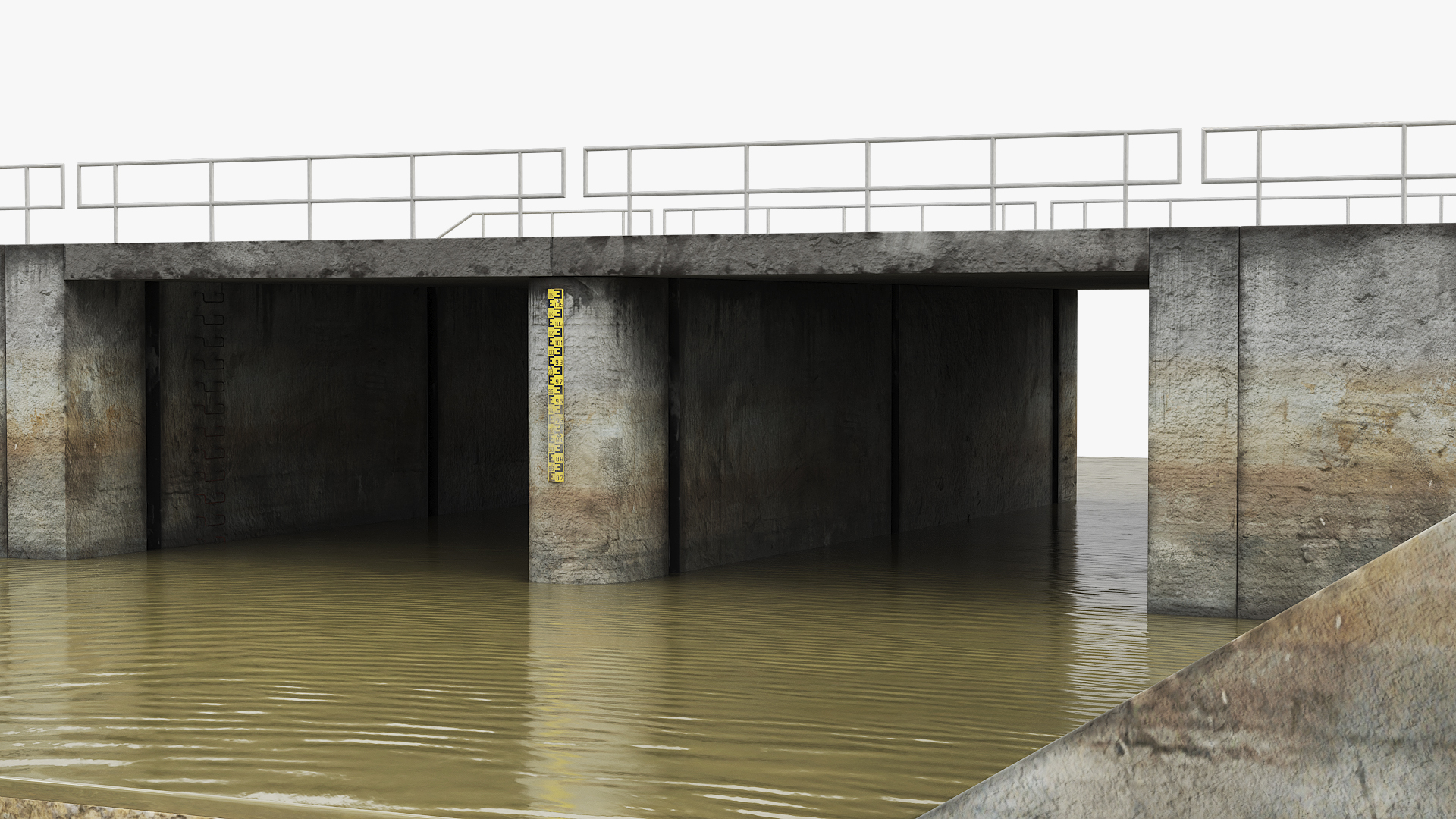 River Channel Spillway Crossing Structure - view 5