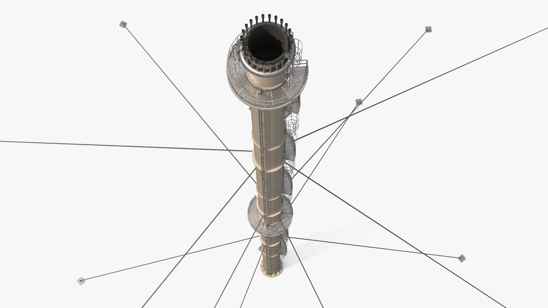 Industrial Flare Stack Set - view 8