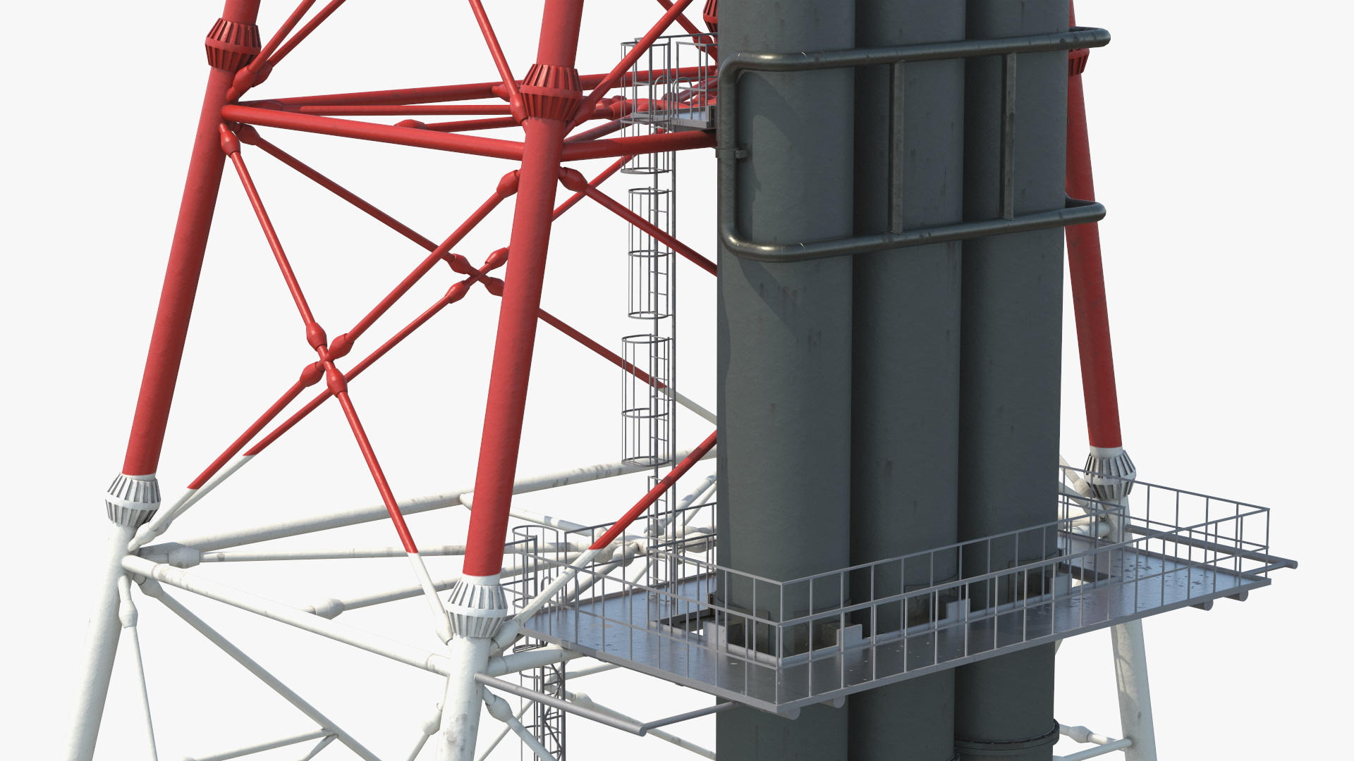 Industrial Flare Stack Set - view 5