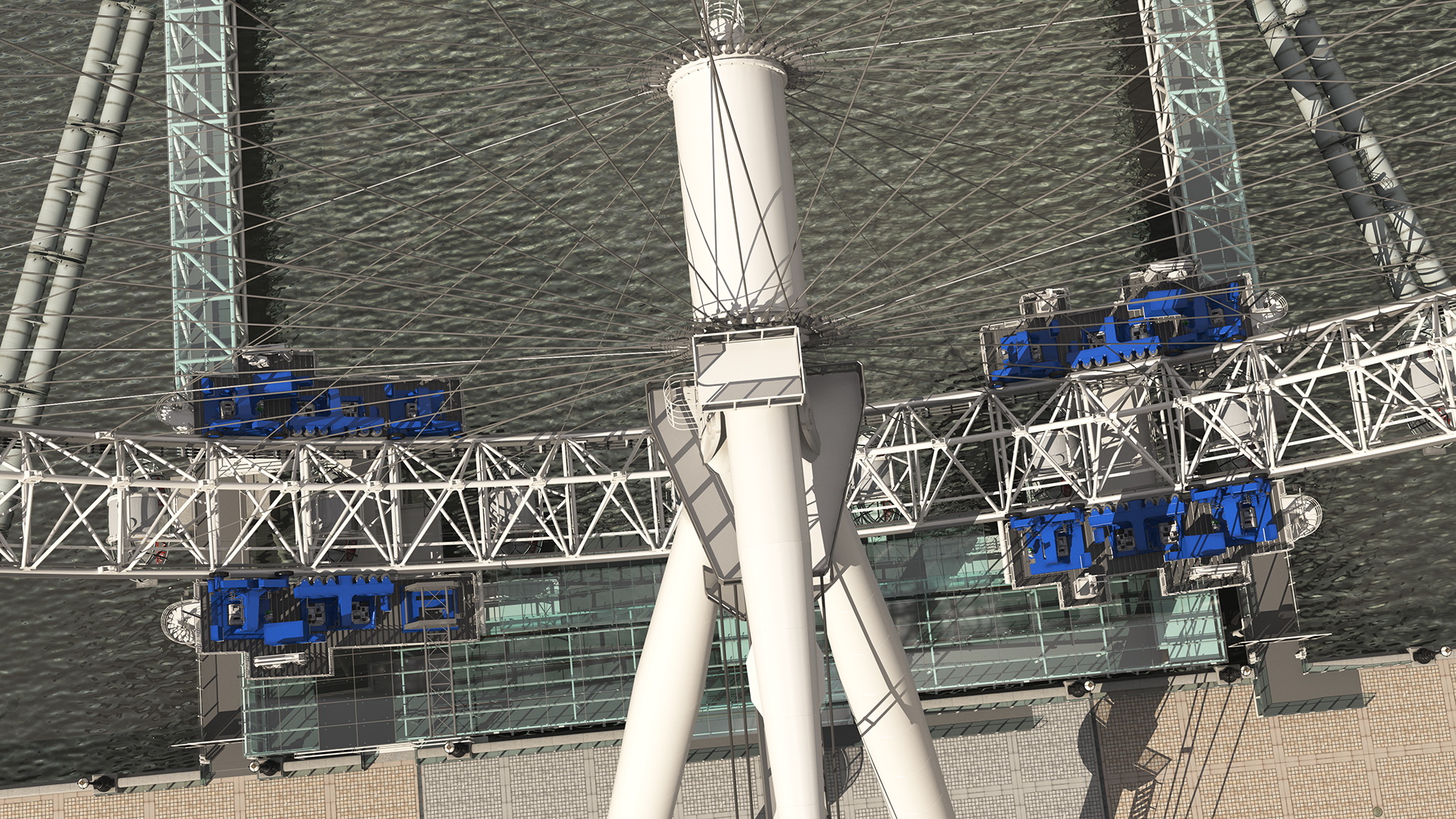 Observation Ferris Wheel 3D model