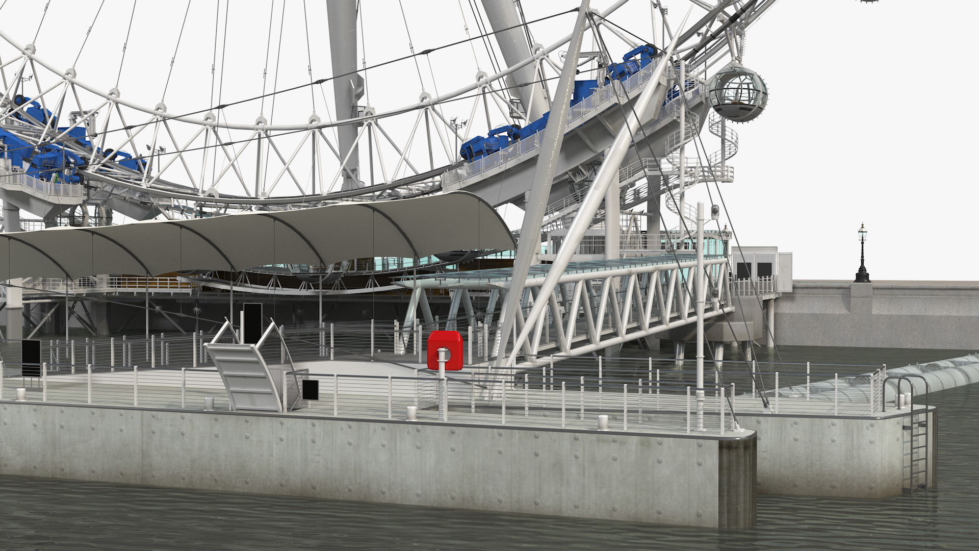 Observation Ferris Wheel 3D model