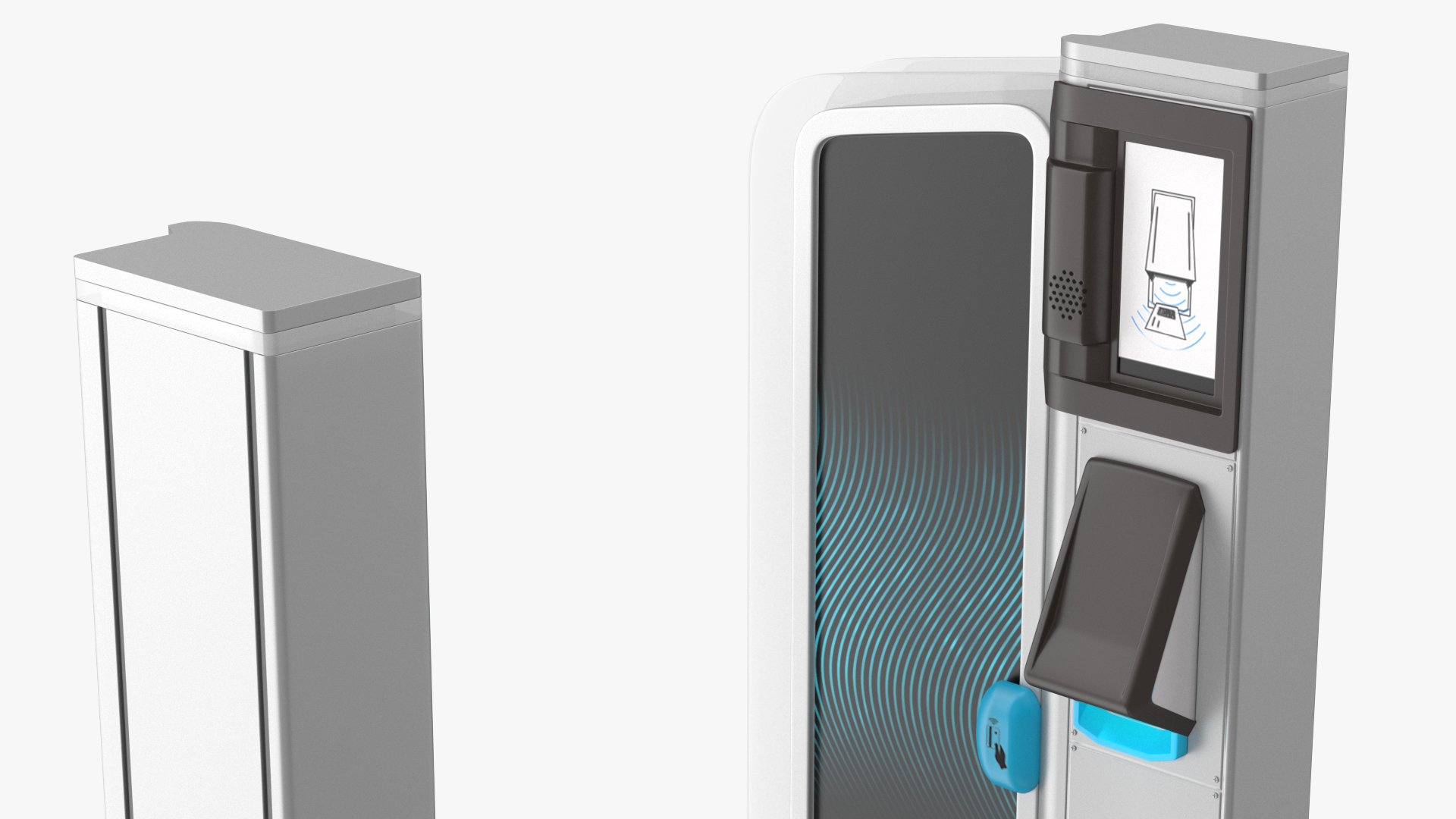 3D model Smart Gate Turnstile