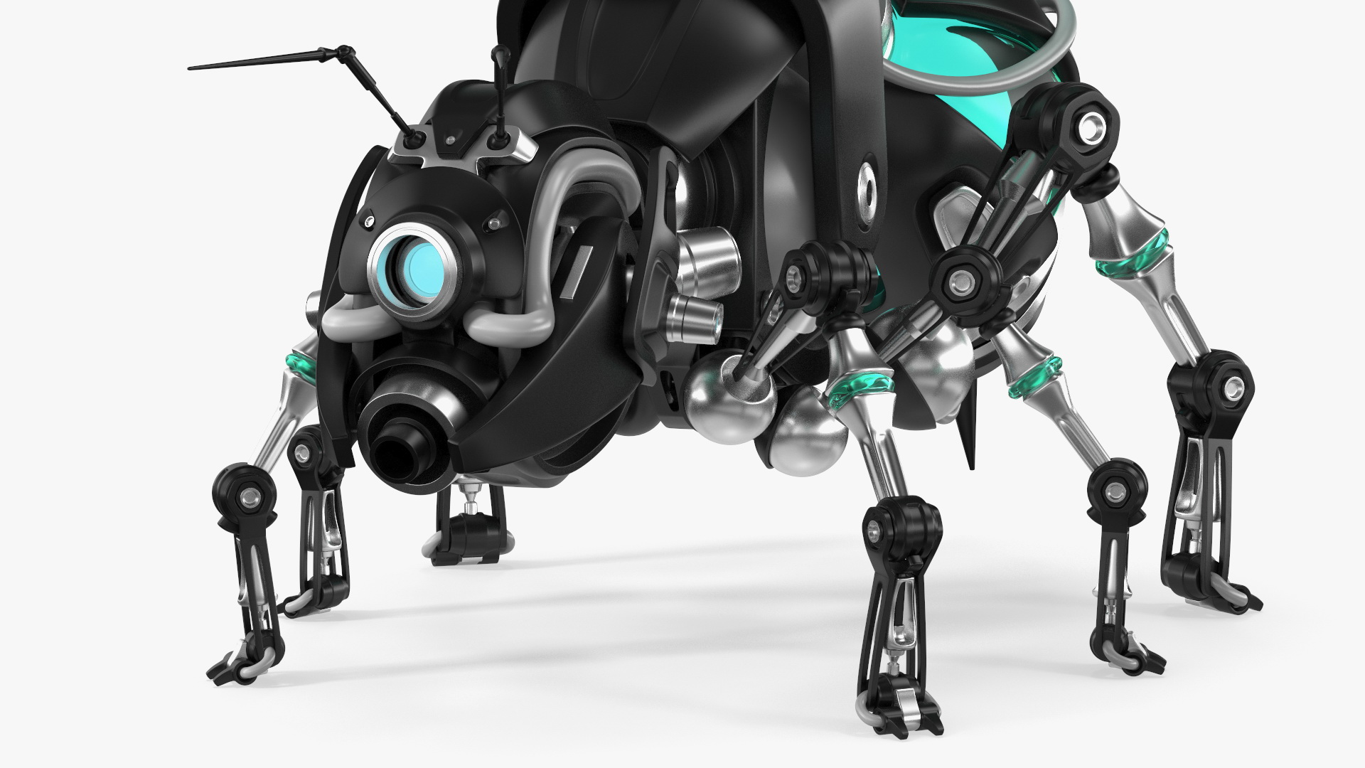 3D model Robot Bee Black