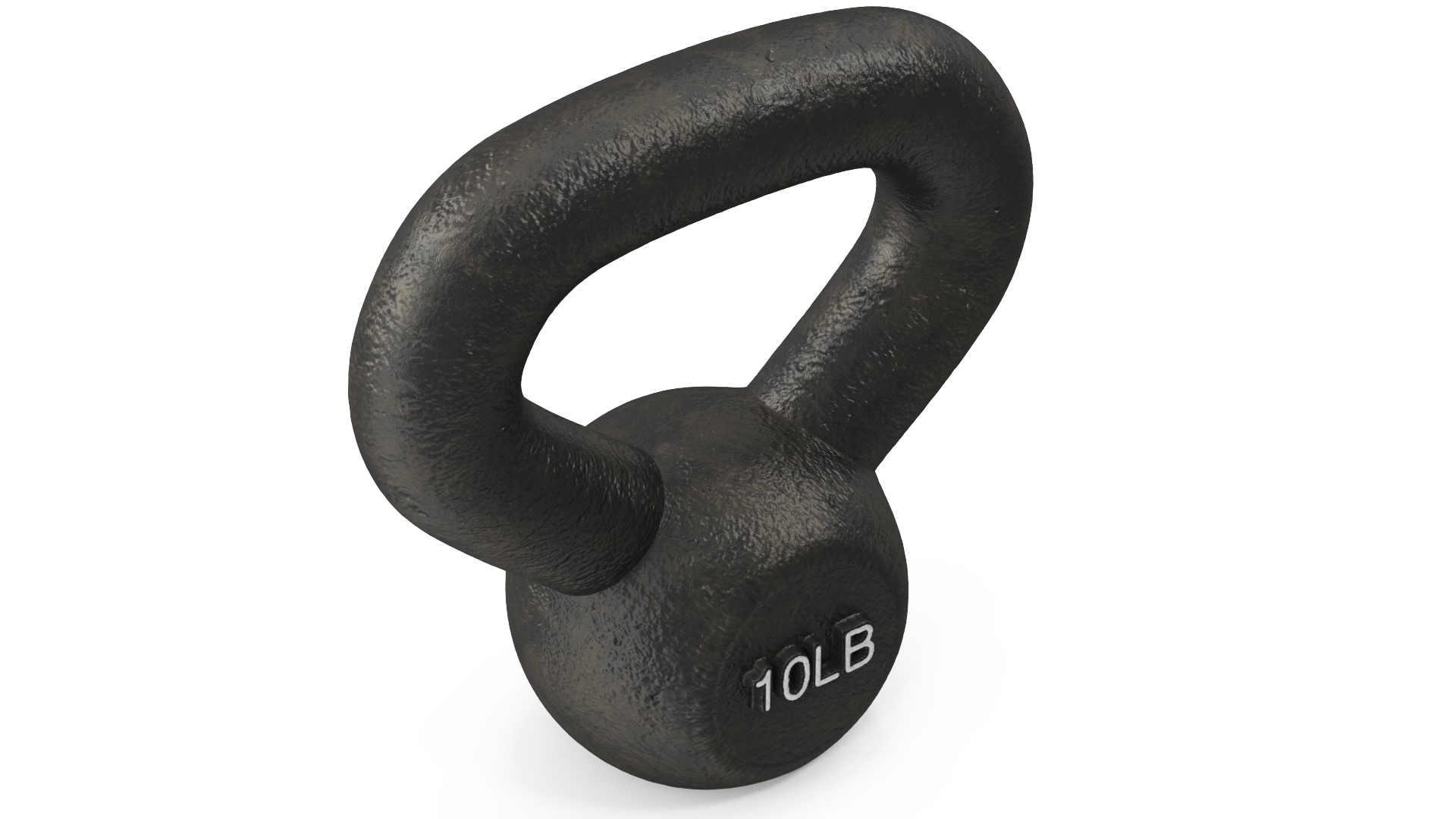 3D Wide Grip Solid Cast Kettlebell 10lb