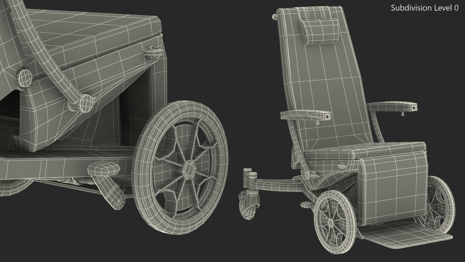SELLA Multifunctional Transport Chair 3D