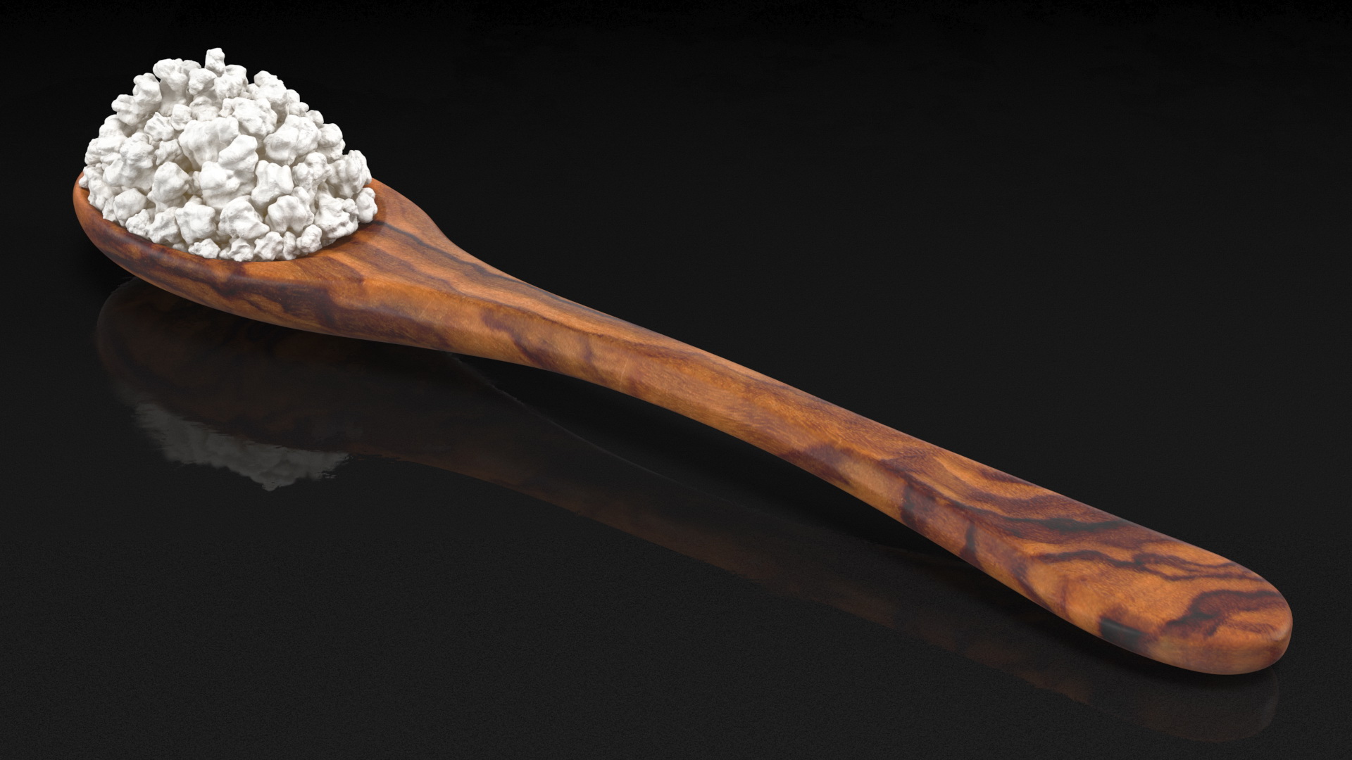 3D model Cottage Cheese Wood Spoon
