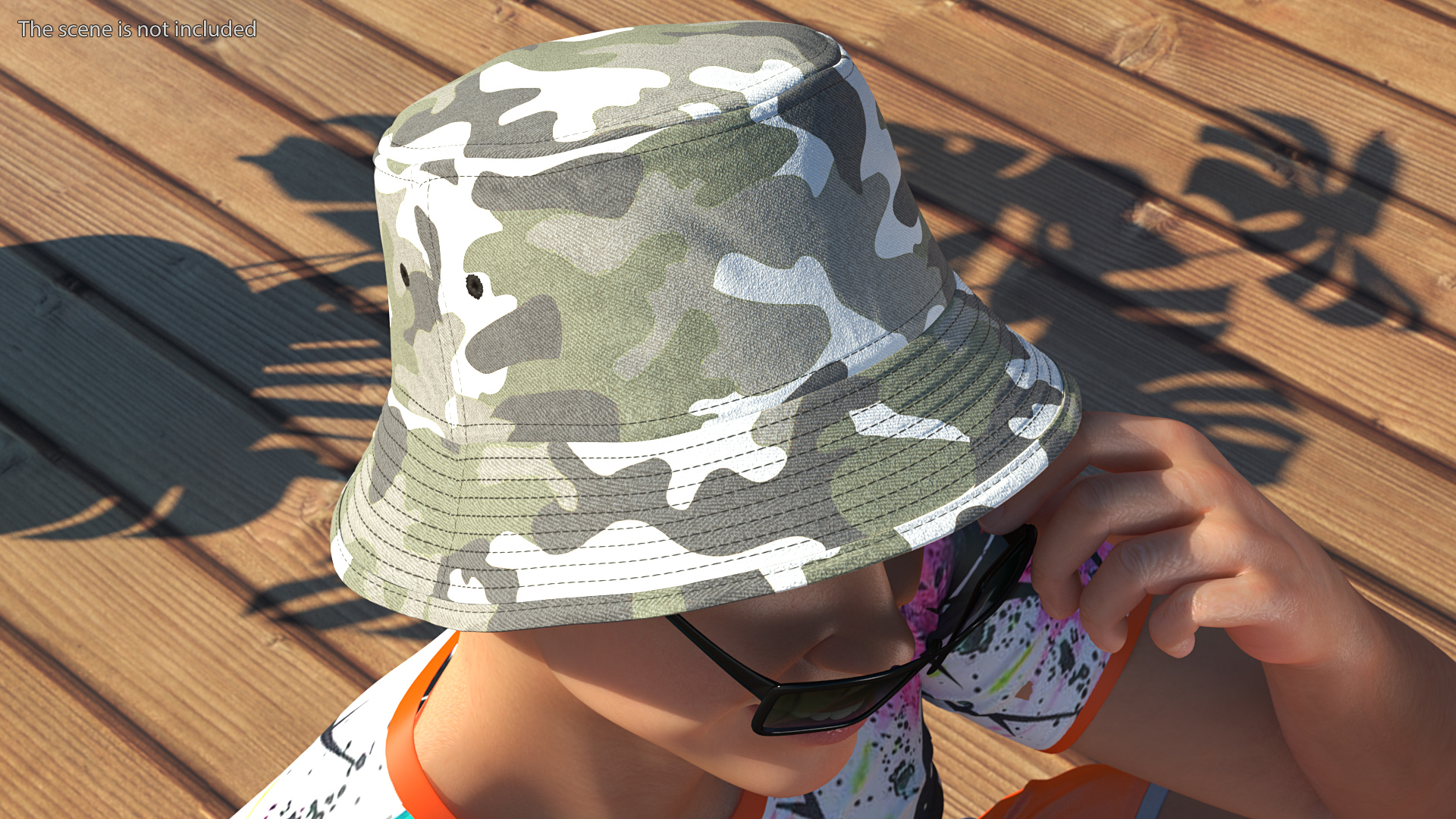 3D Camouflage Bucket Hat