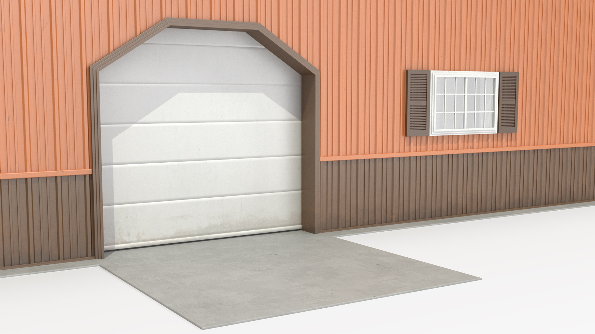 Personal Airplane Hangar 3D model