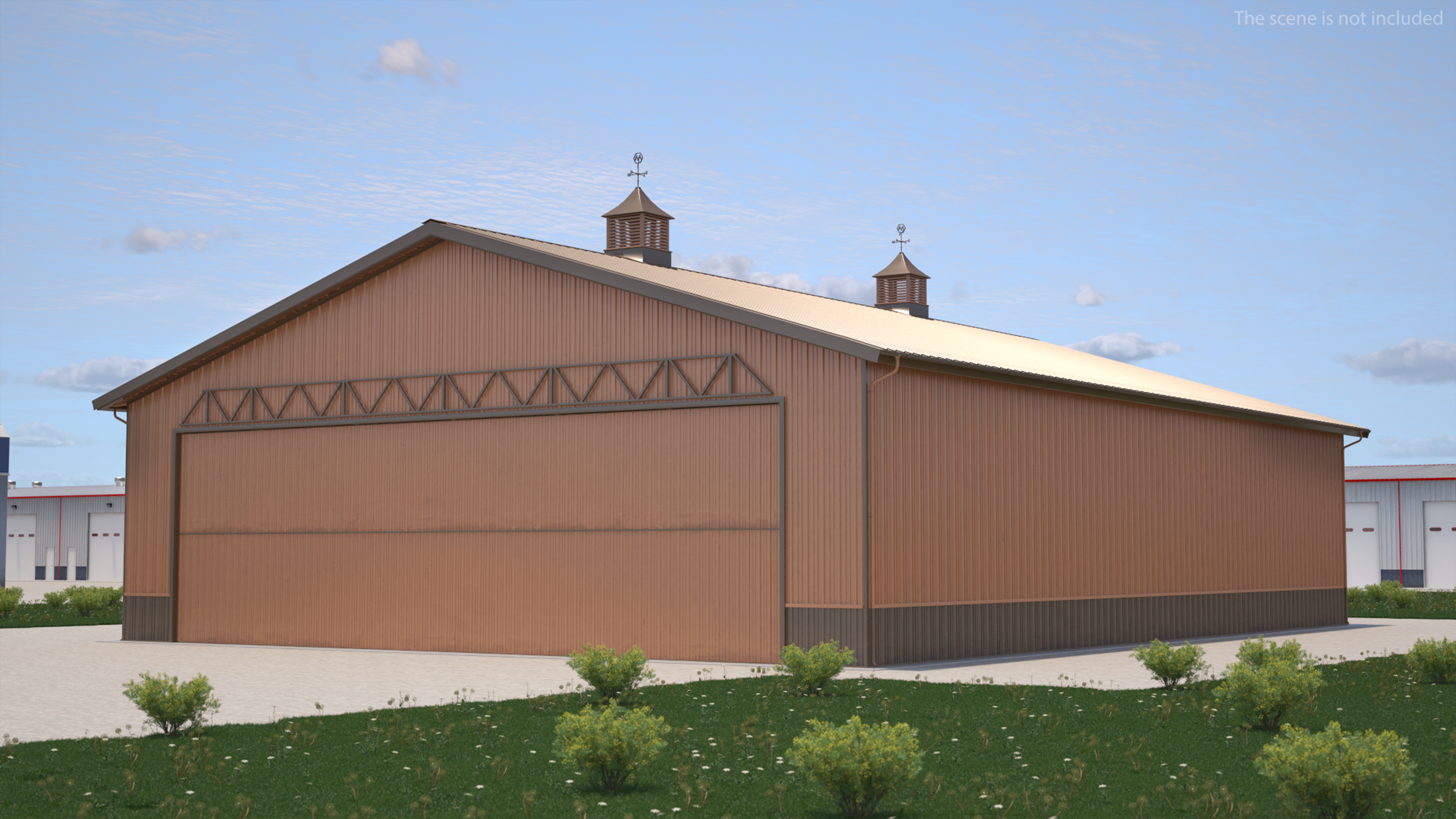 Personal Airplane Hangar 3D model