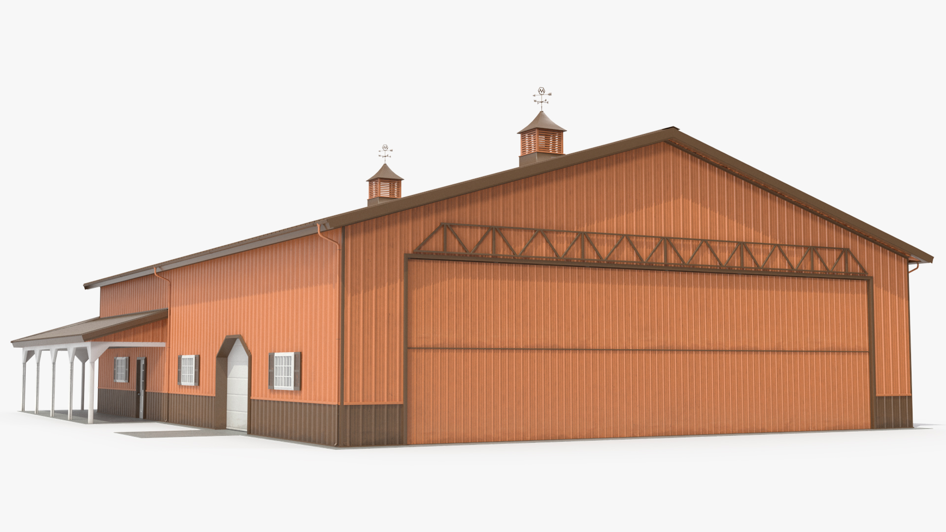 Personal Airplane Hangar 3D model