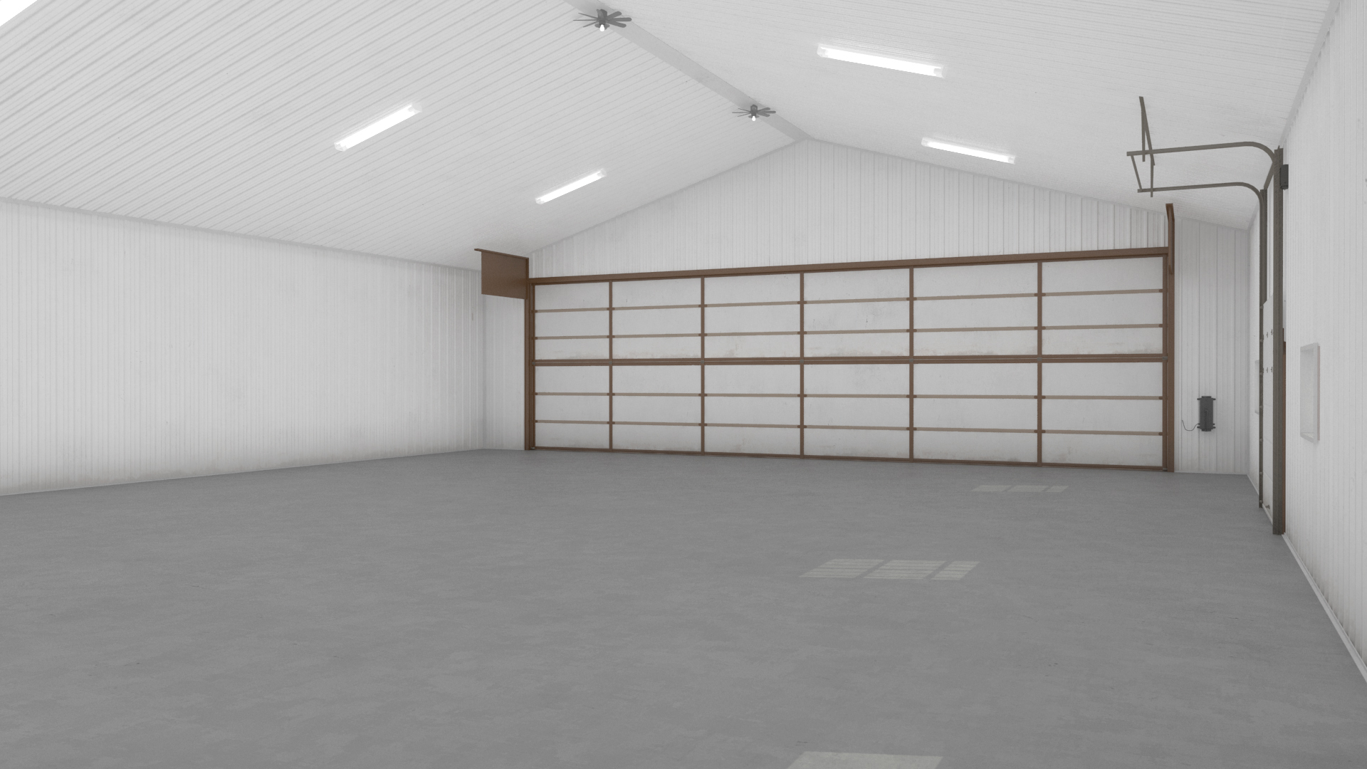 Personal Airplane Hangar 3D model