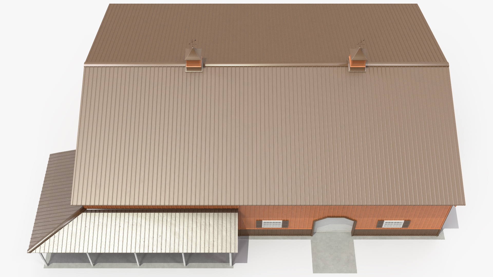 Personal Airplane Hangar 3D model
