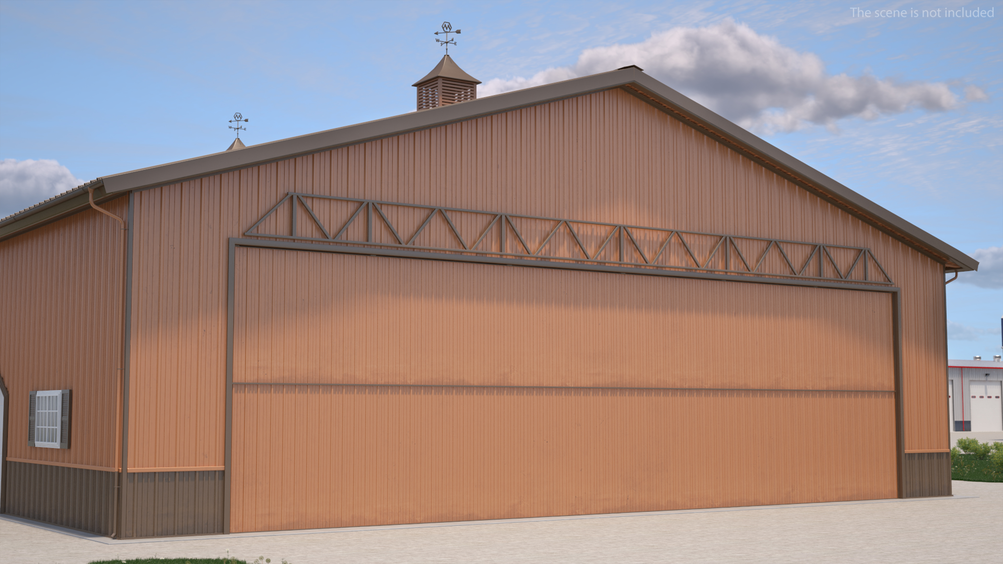 Personal Airplane Hangar 3D model