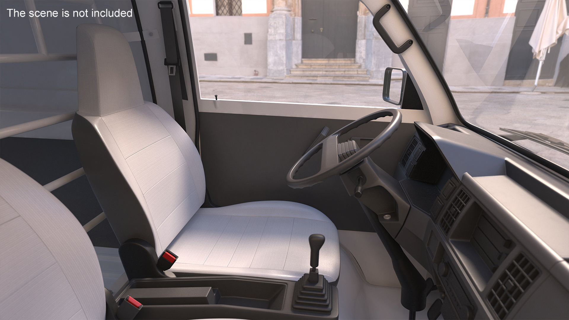 3D model Suzuki Super Carry Van White Rigged