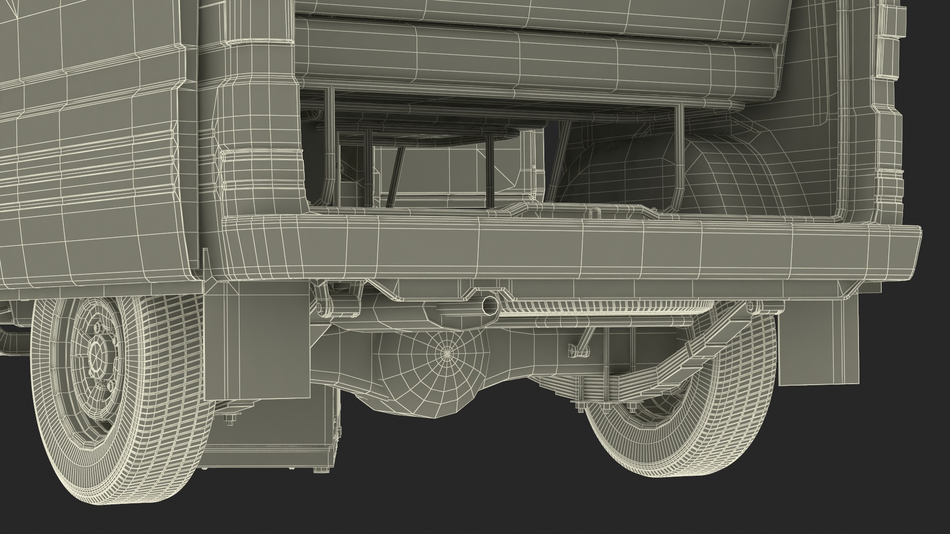 3D model Suzuki Super Carry Van White Rigged