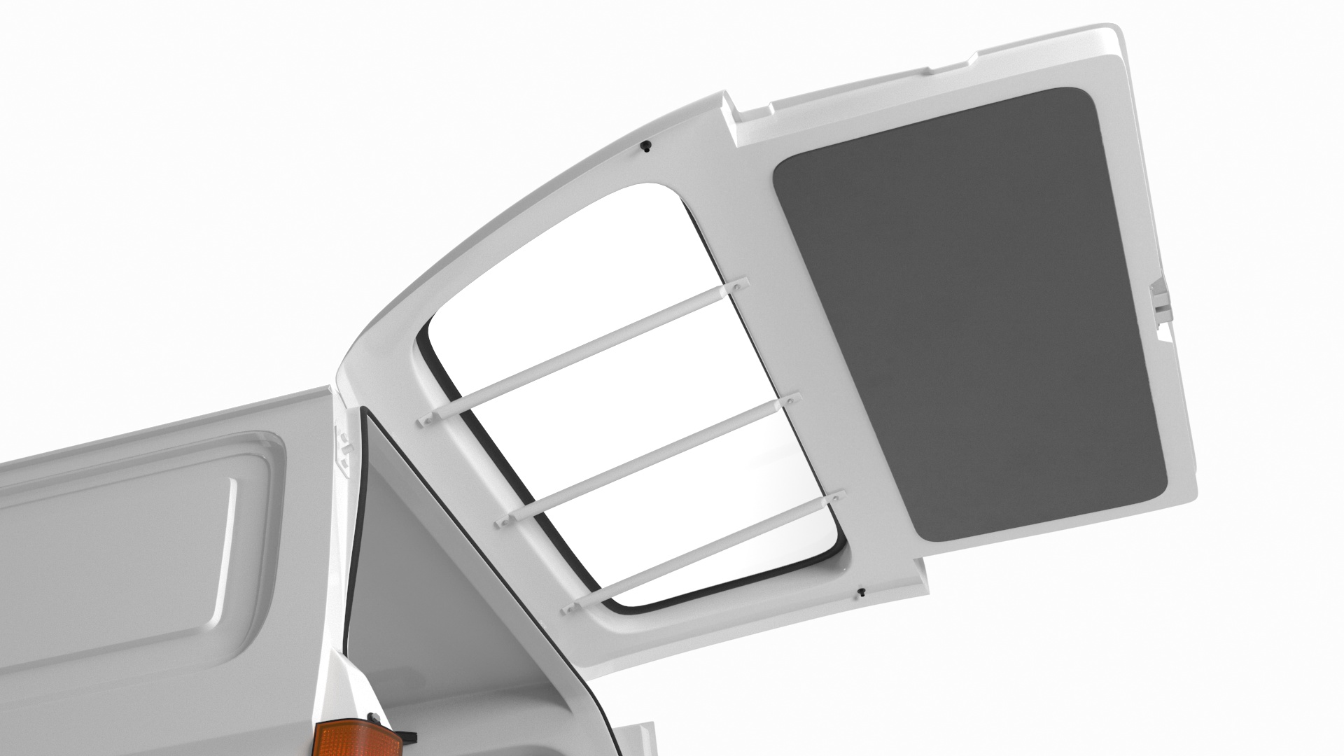 3D model Suzuki Super Carry Van White Rigged