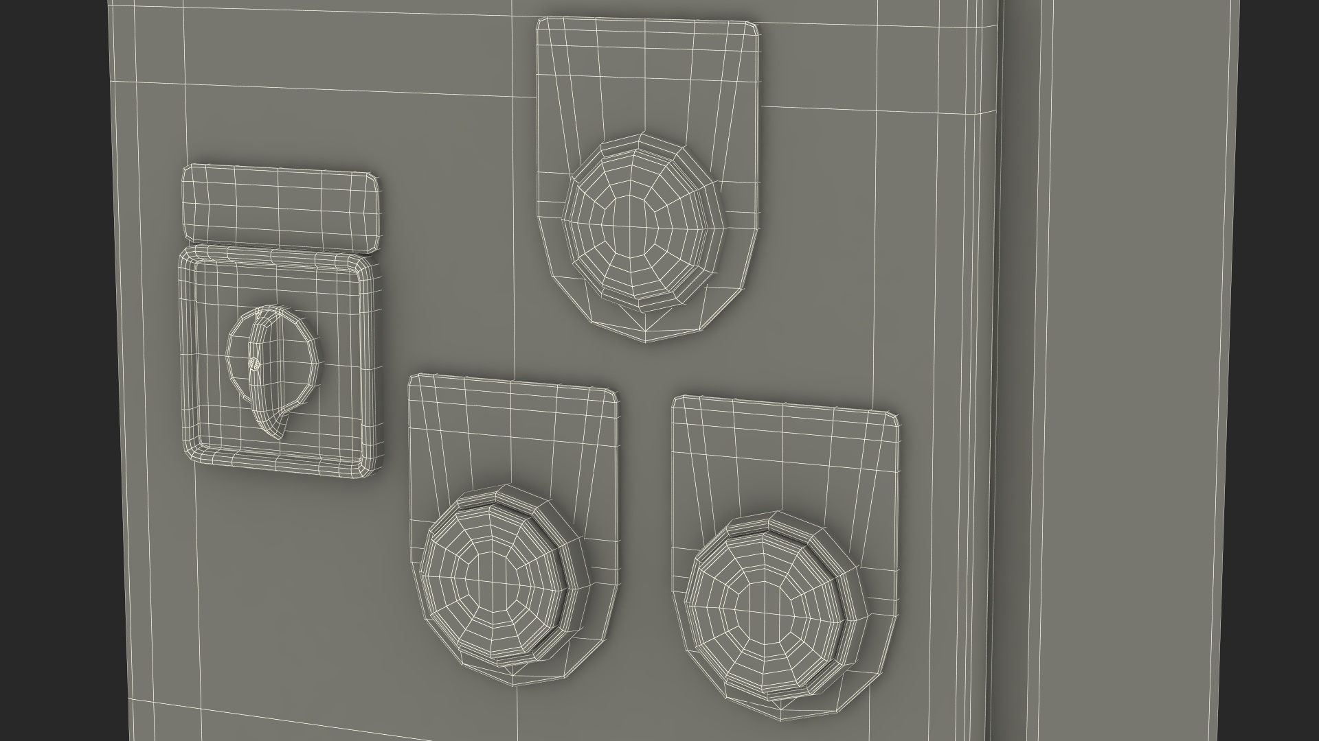 Industrial Control Panel 3D model