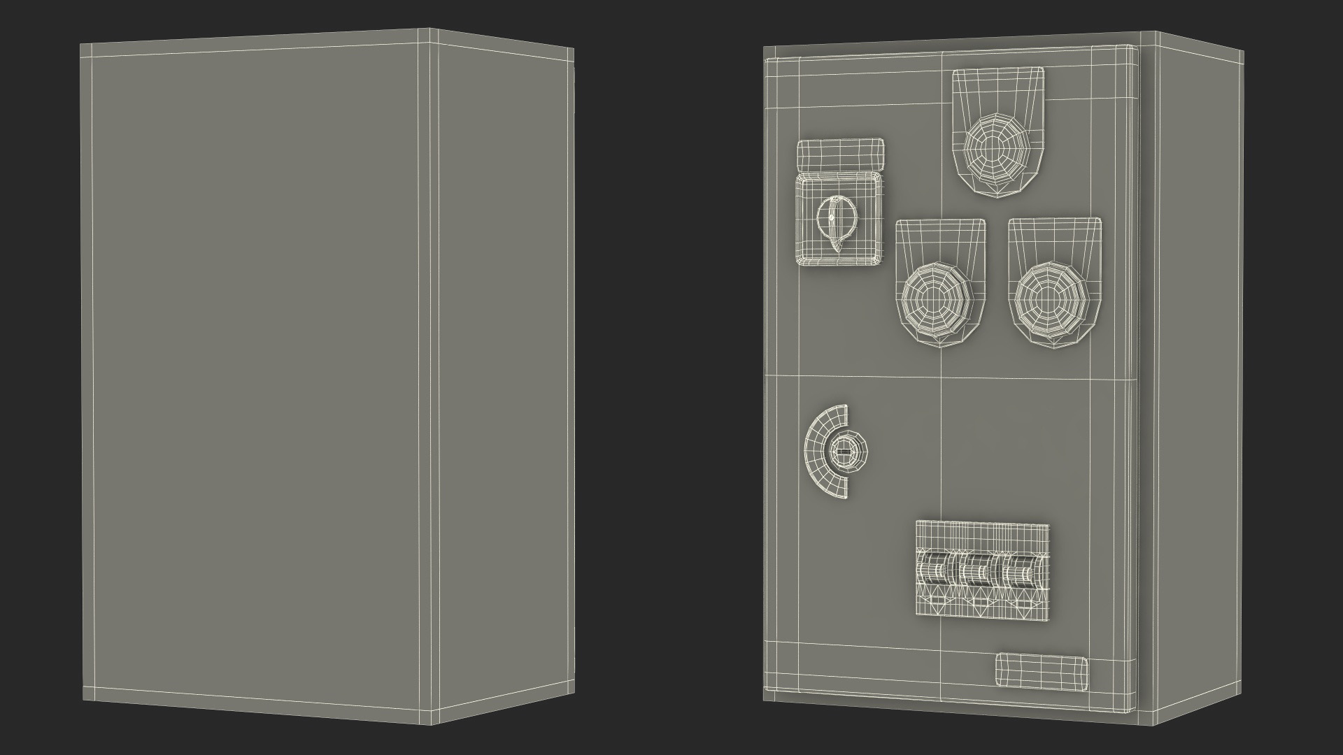 Industrial Control Panel 3D model