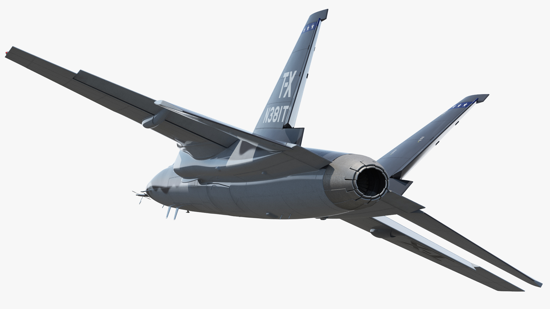 3D Boeing T-X Advanced Pilot Training System Rigged model