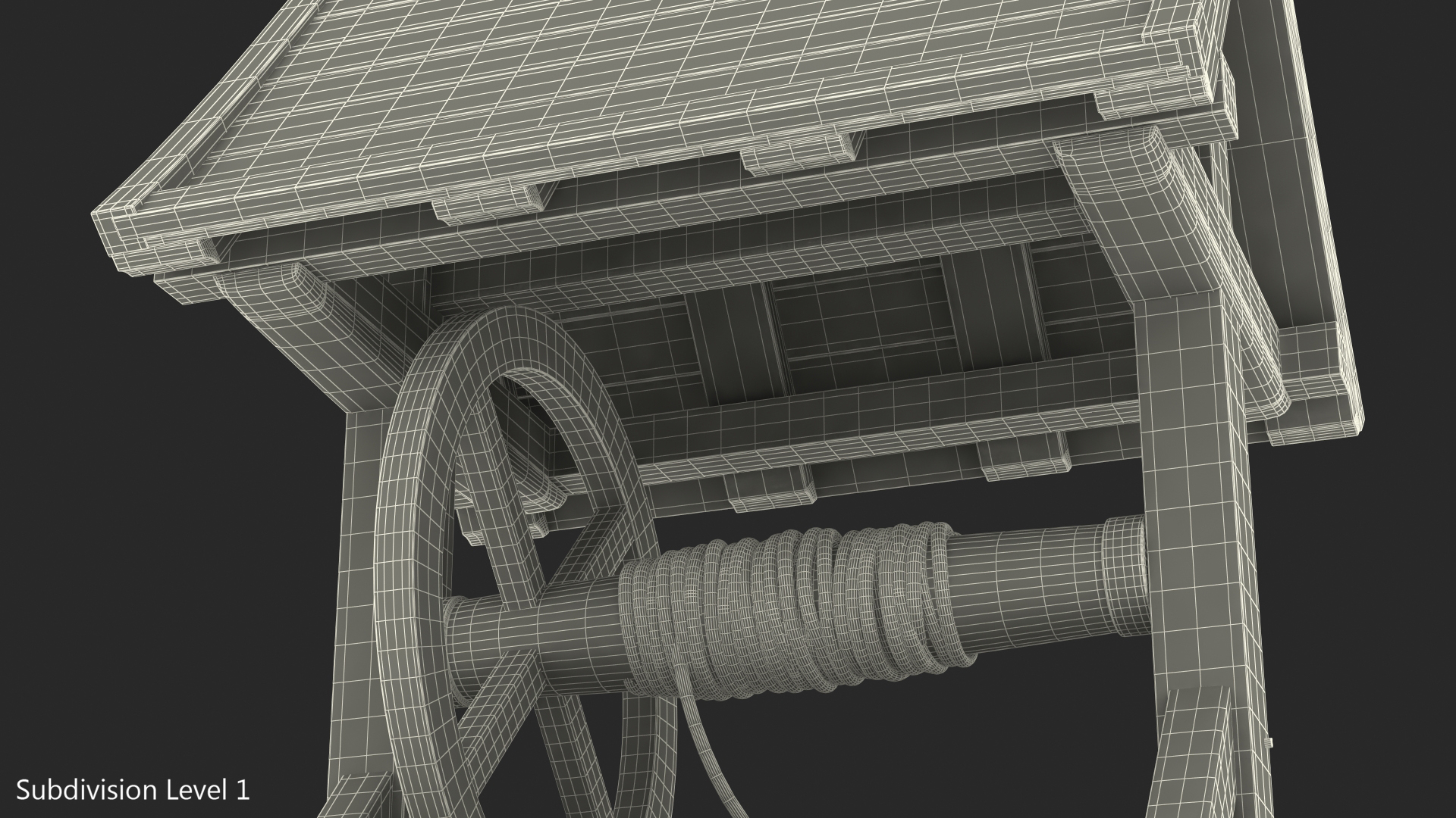 3D Stone Water Well