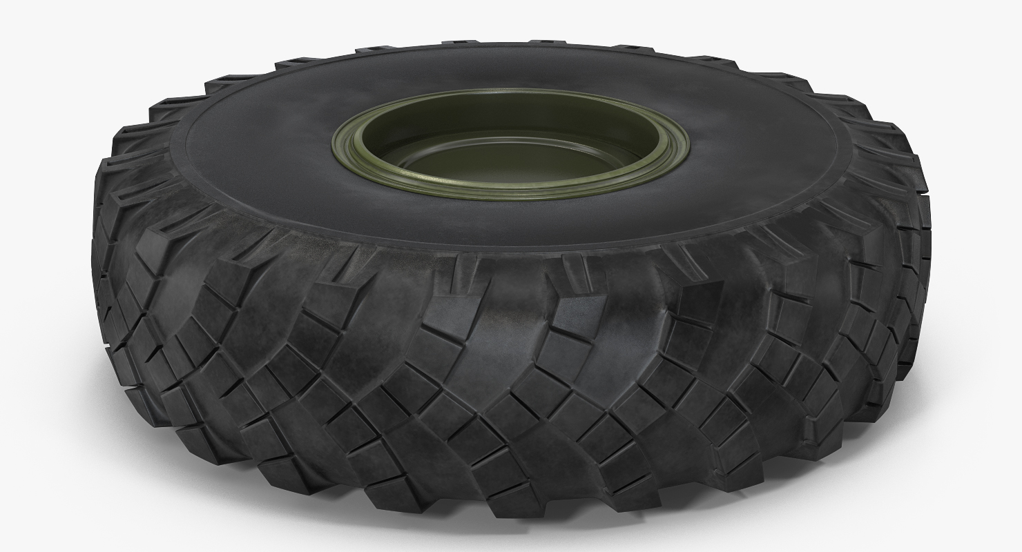 3D model Military Truck Wheel