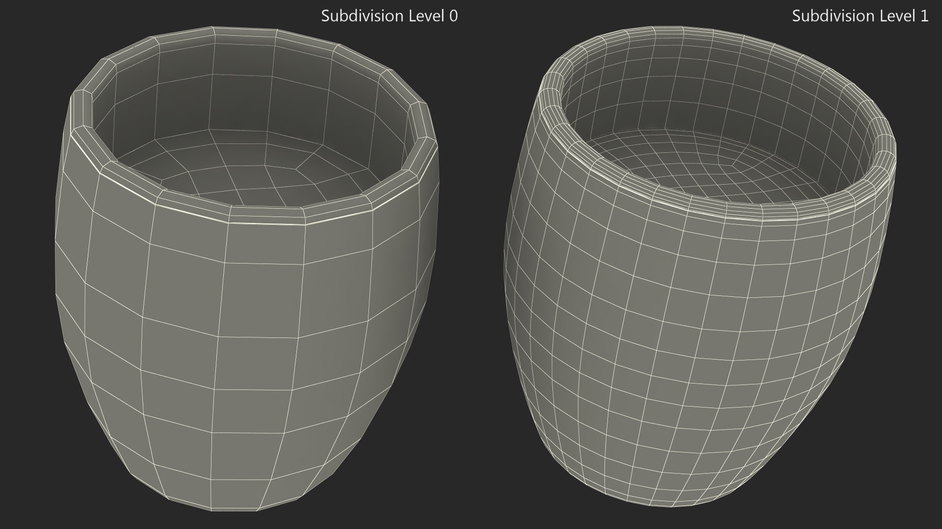 3D Coffee in Double Glass Cup