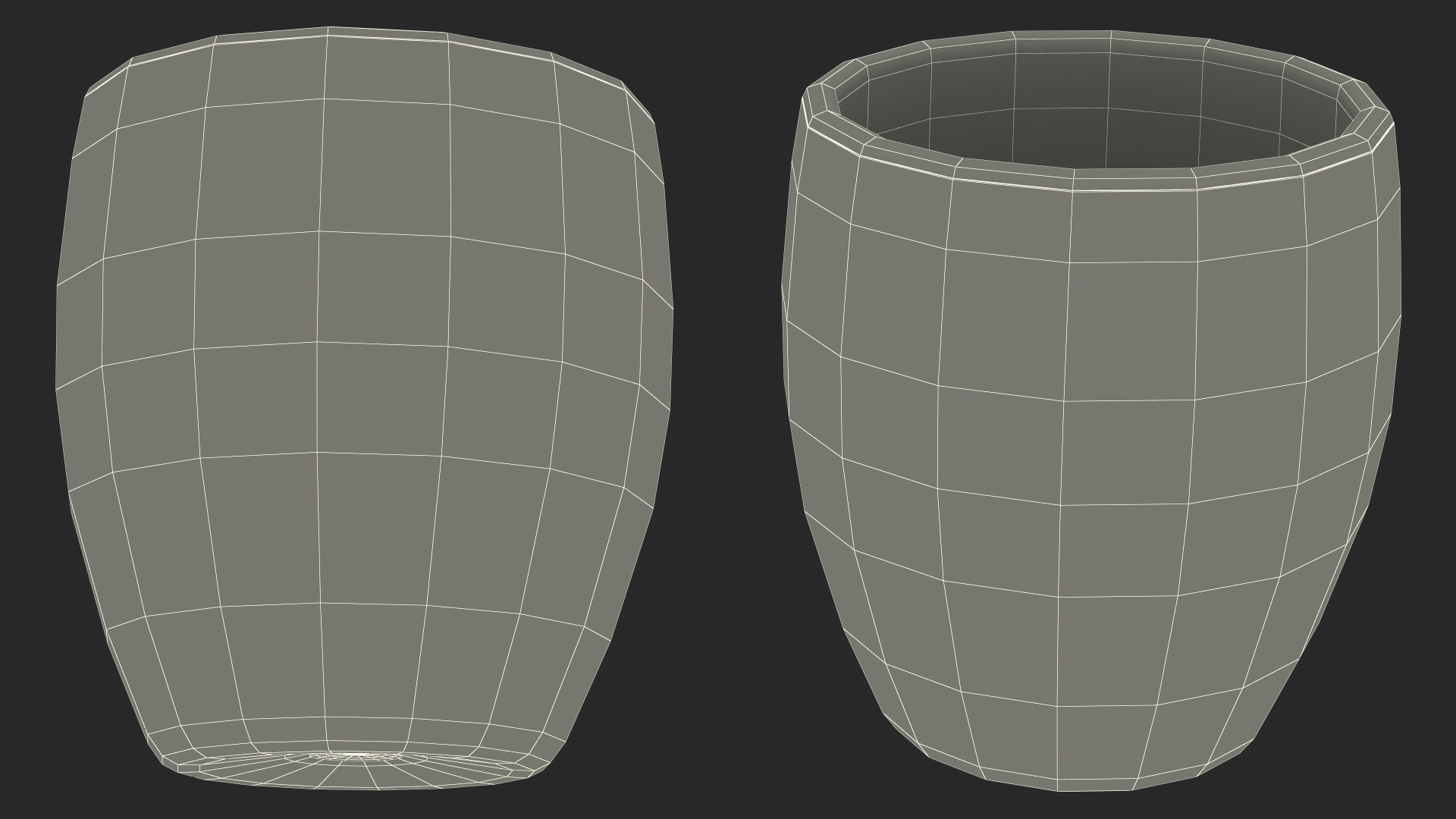 3D Coffee in Double Glass Cup