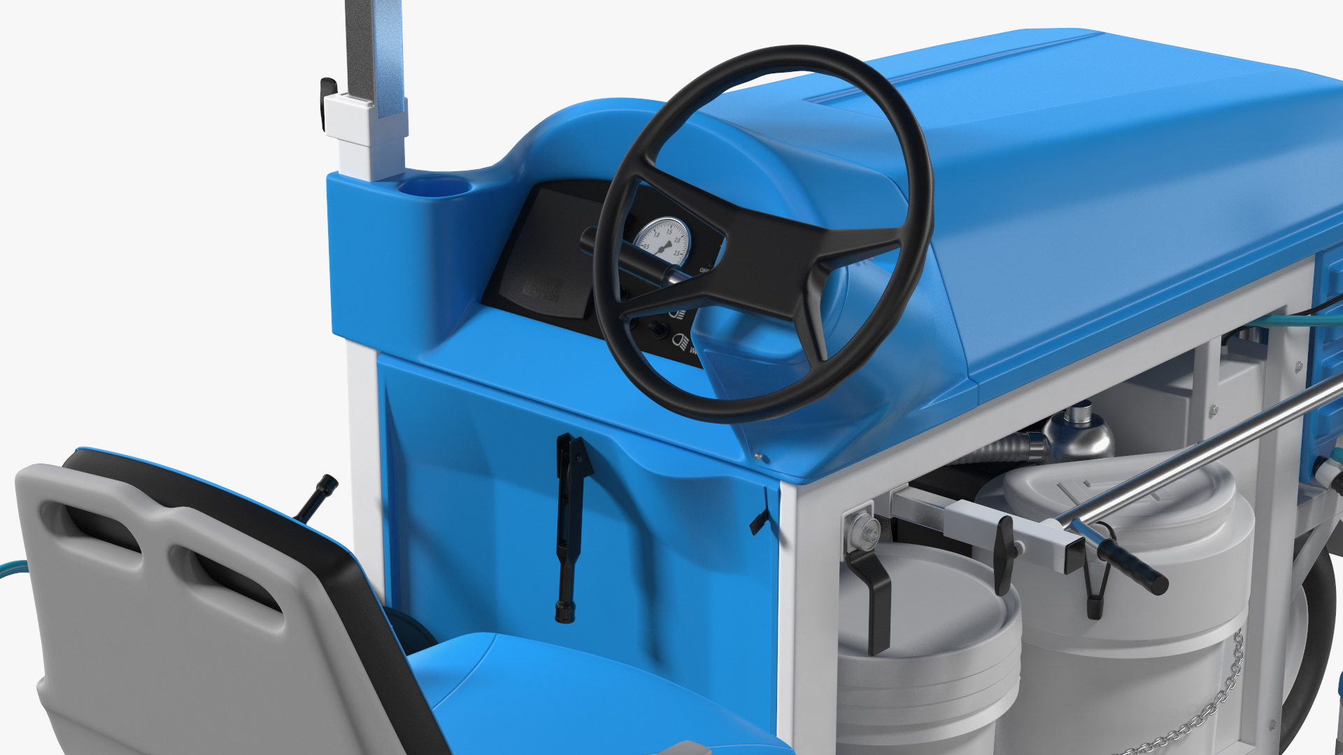 Road Line Marking Machine Rigged 3D