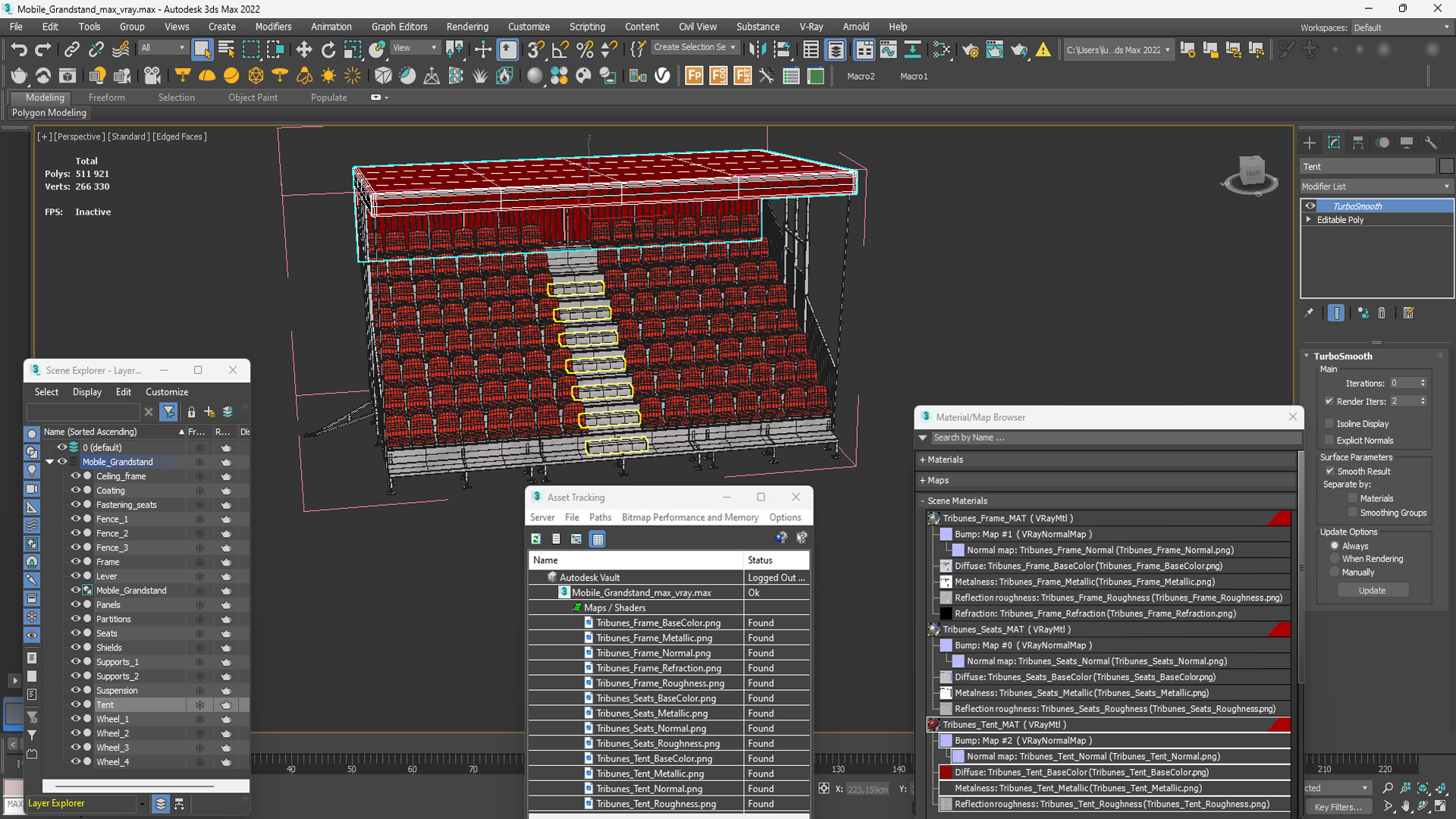 Mobile Grandstand 3D