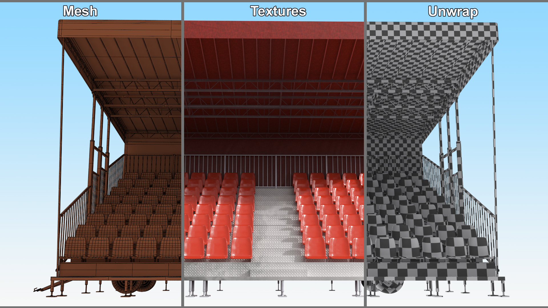 Mobile Grandstand 3D
