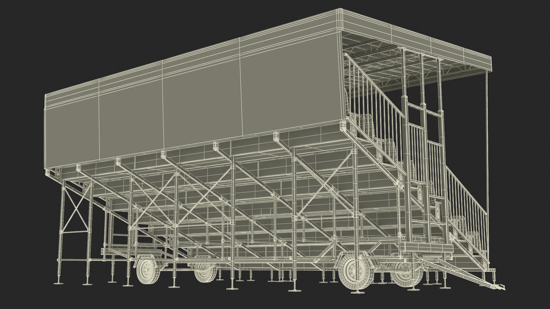 Mobile Grandstand 3D