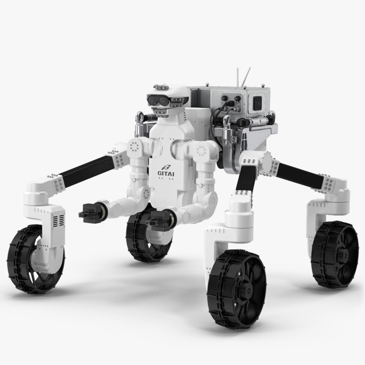 GITAI R1 Lunar Robotic Rover Rigged for Maya 3D model