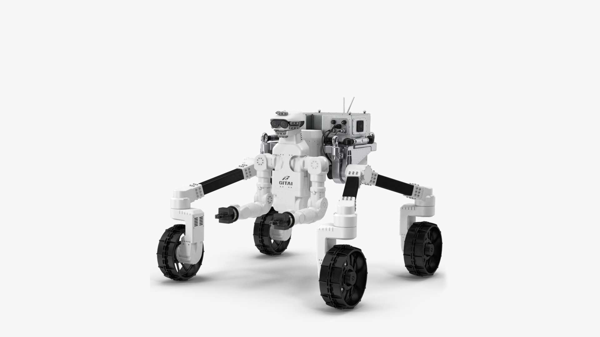 GITAI R1 Lunar Robotic Rover Rigged for Maya 3D model