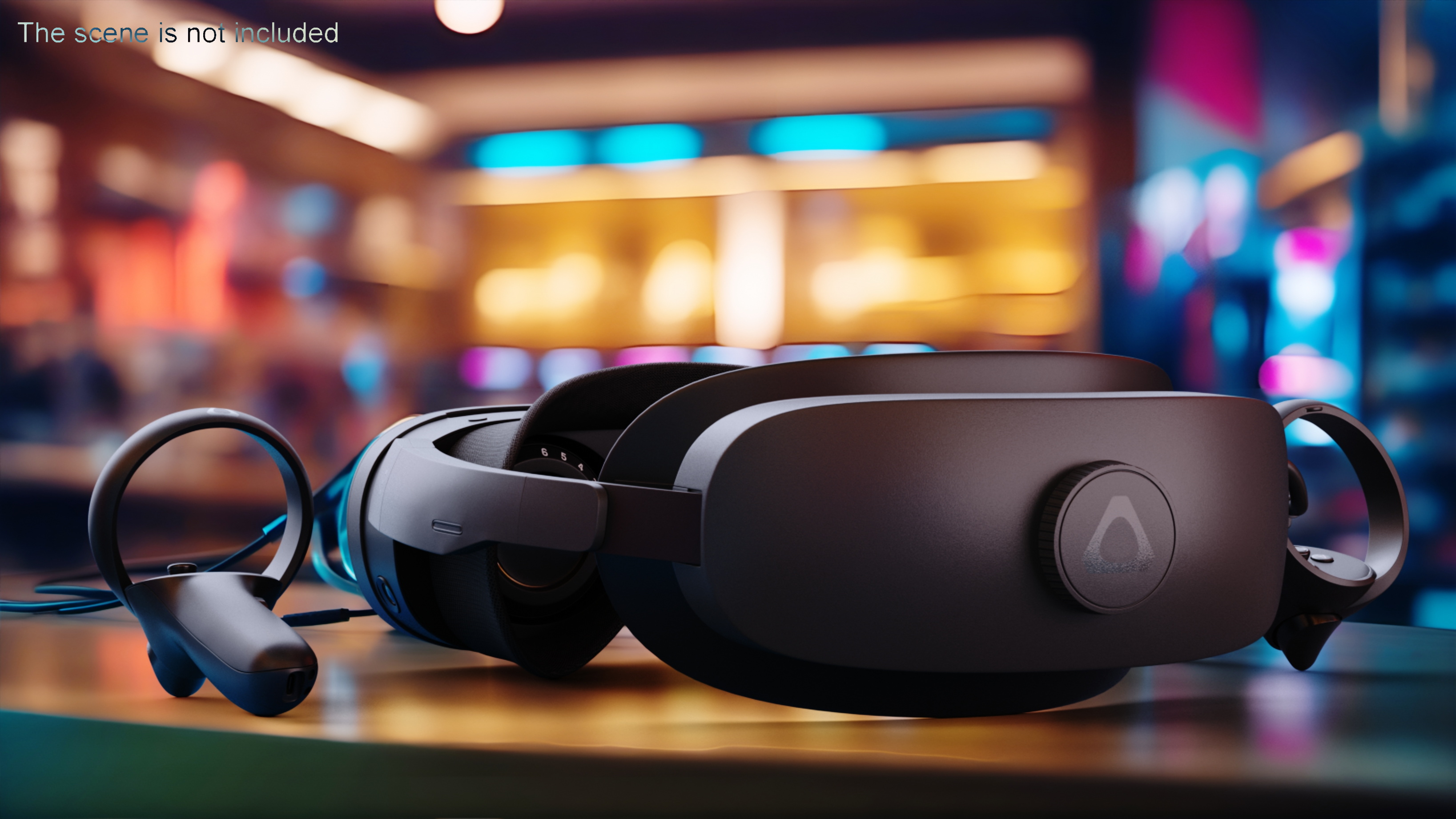 HTC Vive XR Elite with Controllers 3D model