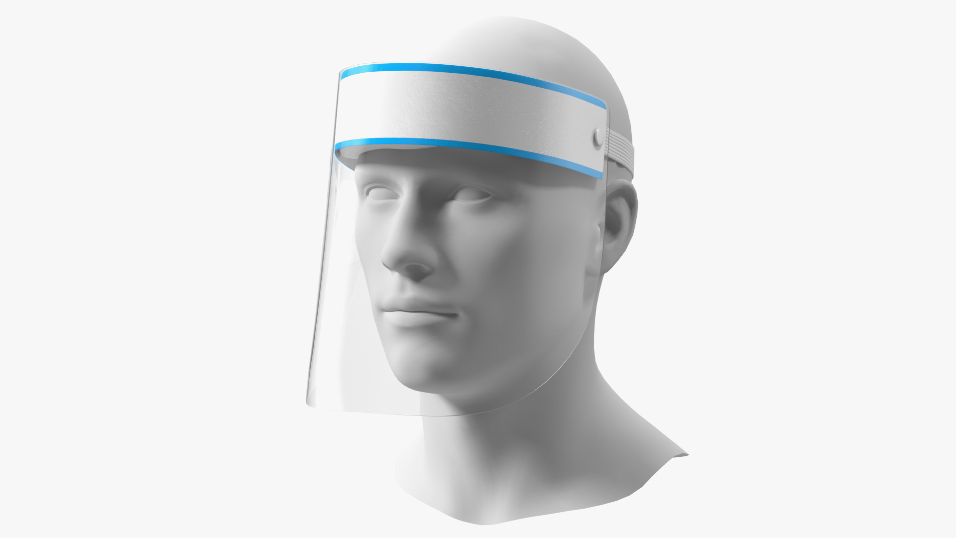 Full Face Shield Visor 3D
