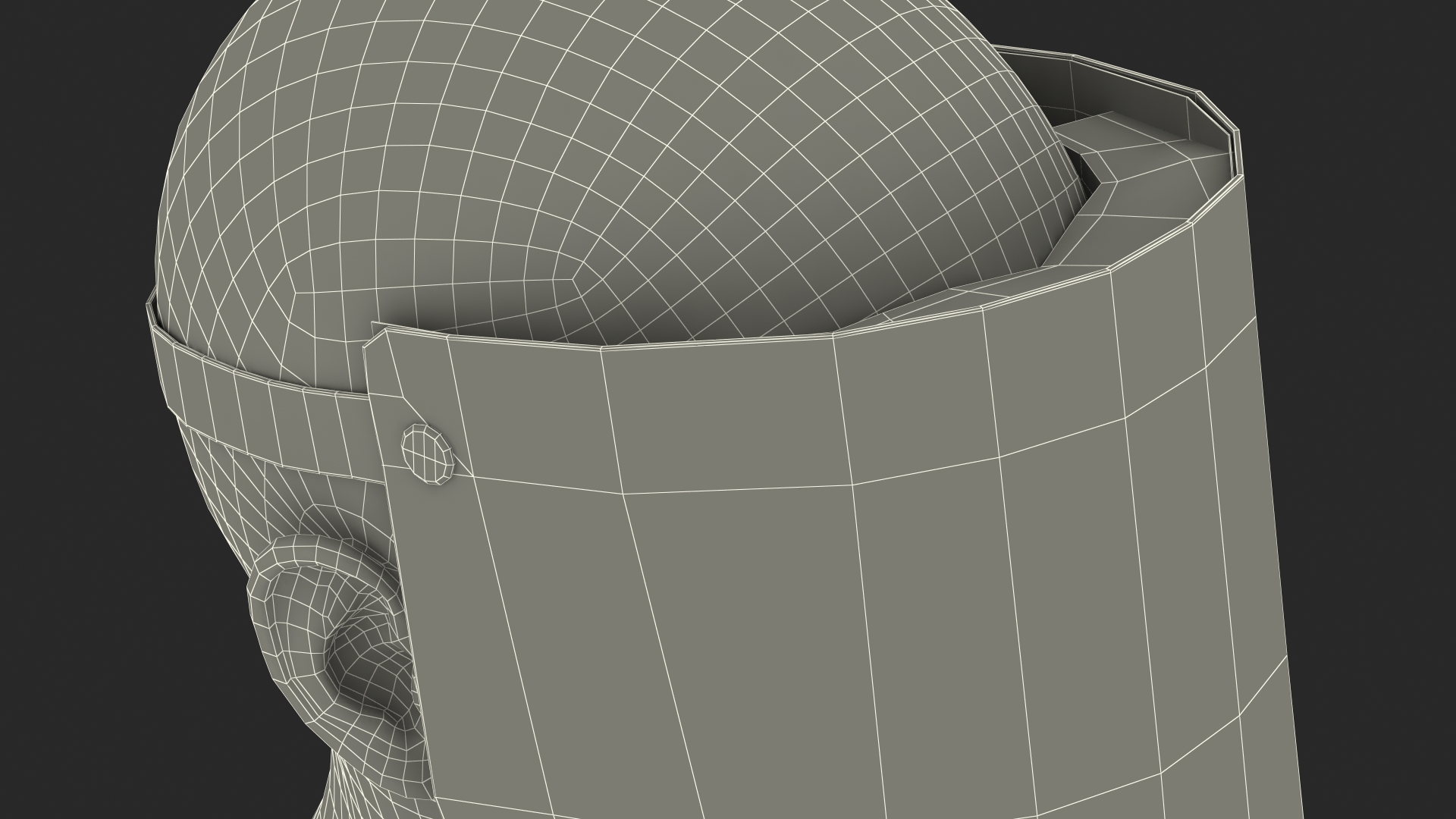Full Face Shield Visor 3D