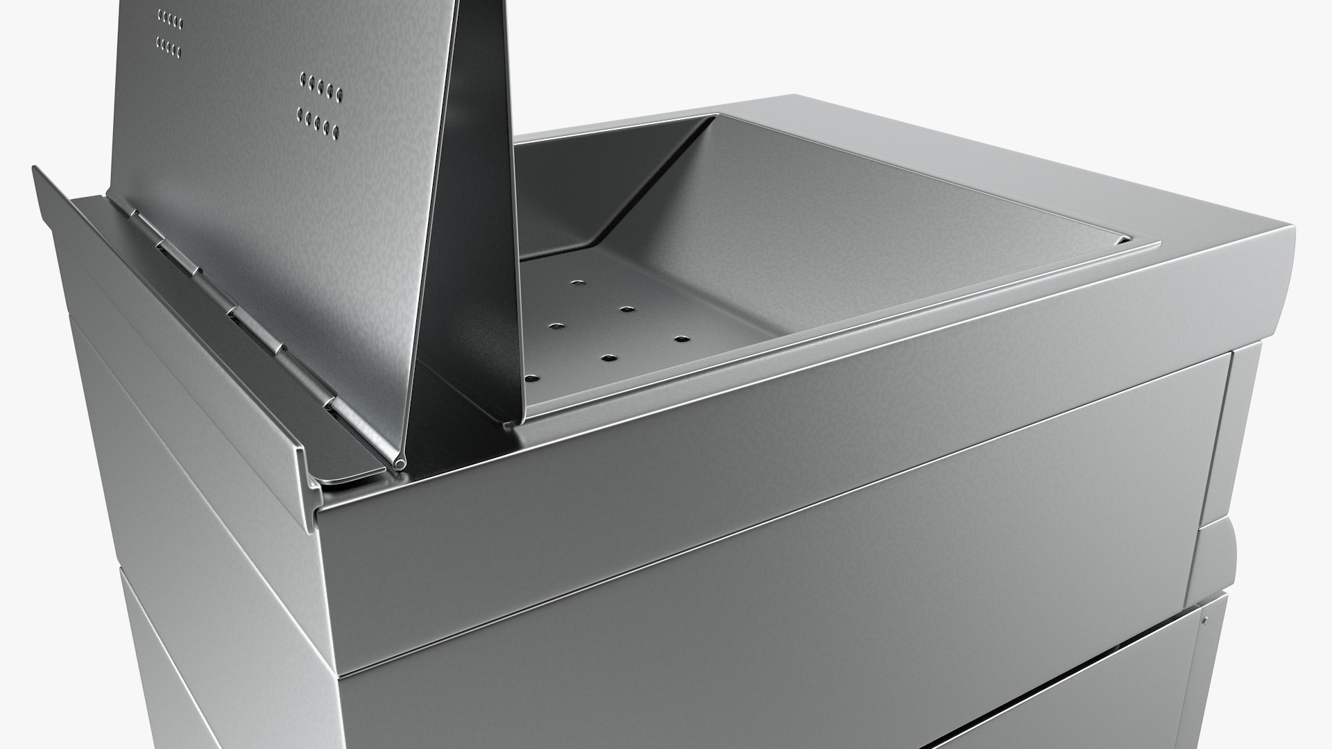 Inox Chip Scuttle 3D