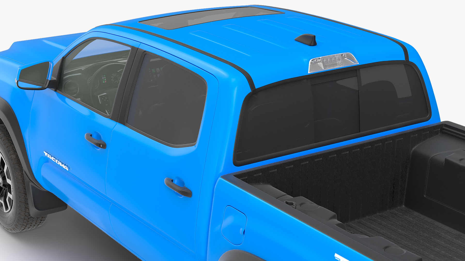 3D Toyota Tacoma TRD Off Road Voodoo Blue 2021 model