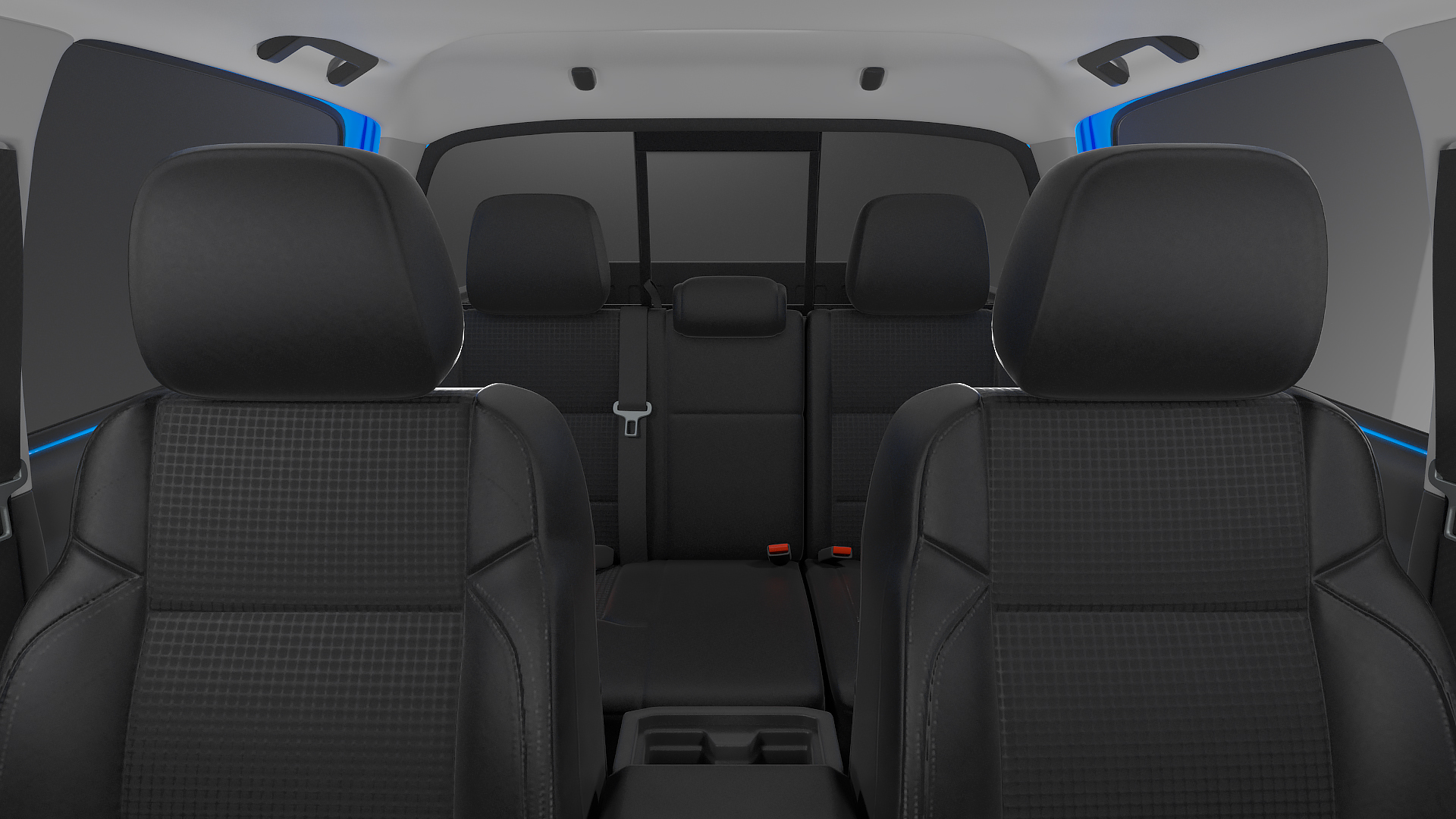 3D Toyota Tacoma TRD Off Road Voodoo Blue 2021 model