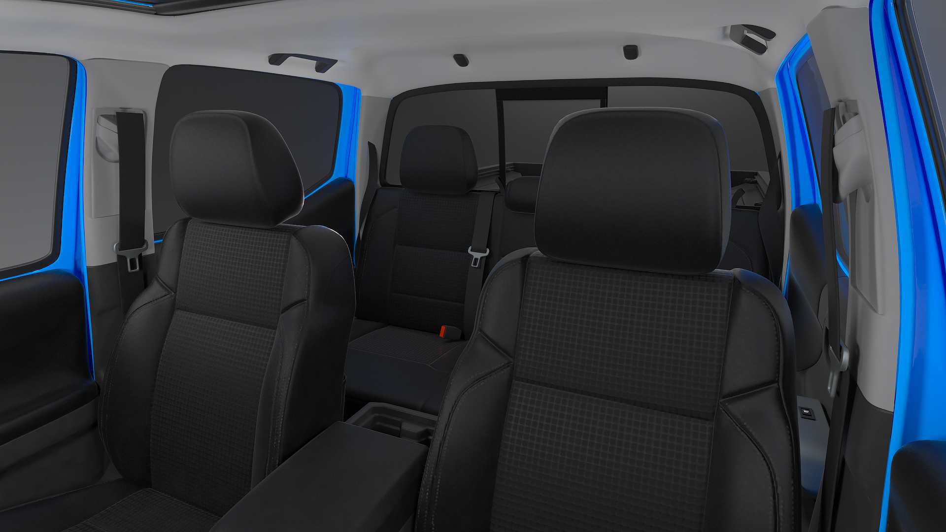3D Toyota Tacoma TRD Off Road Voodoo Blue 2021 model