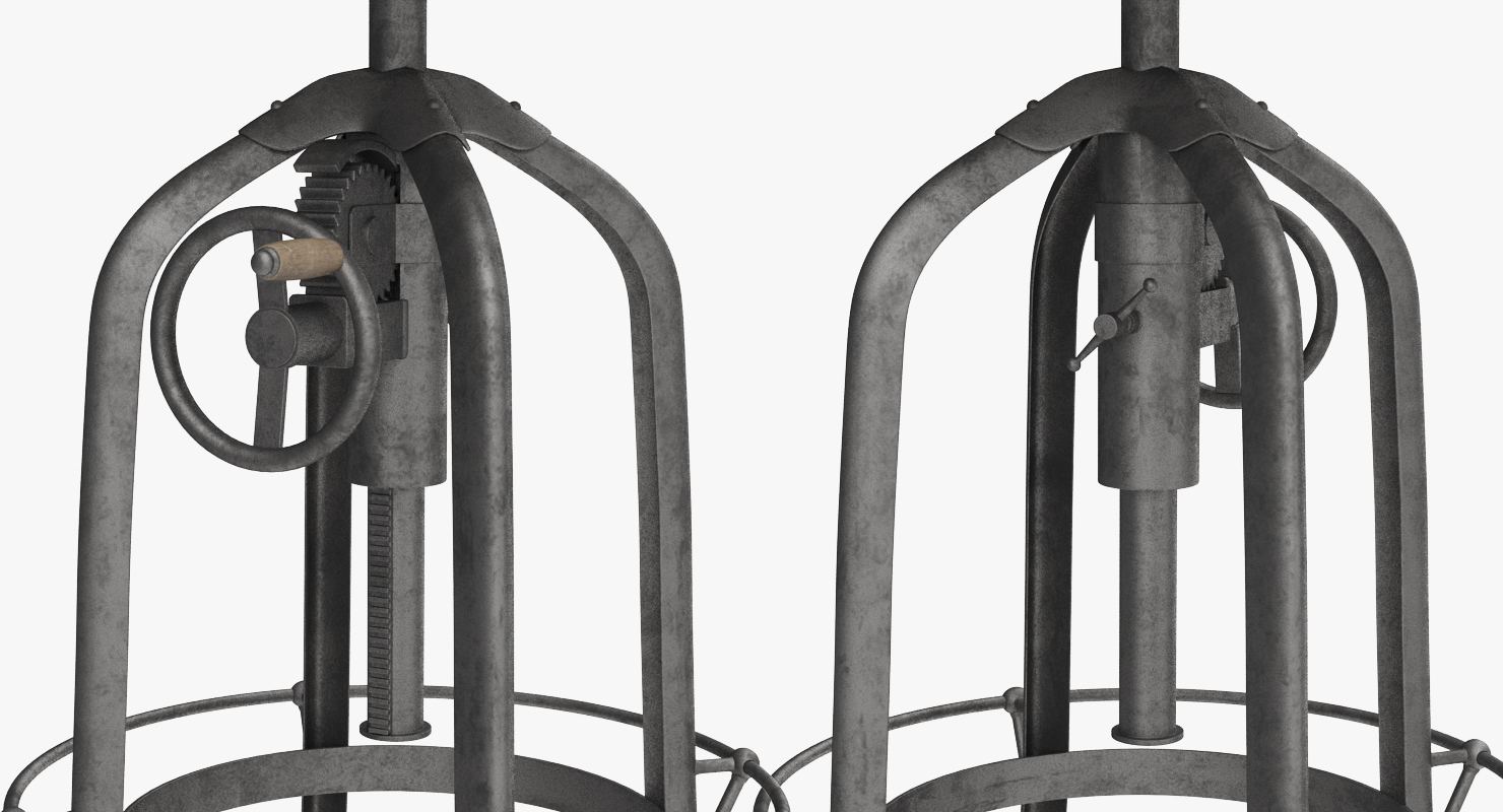 Vintage Bar Stool 3D