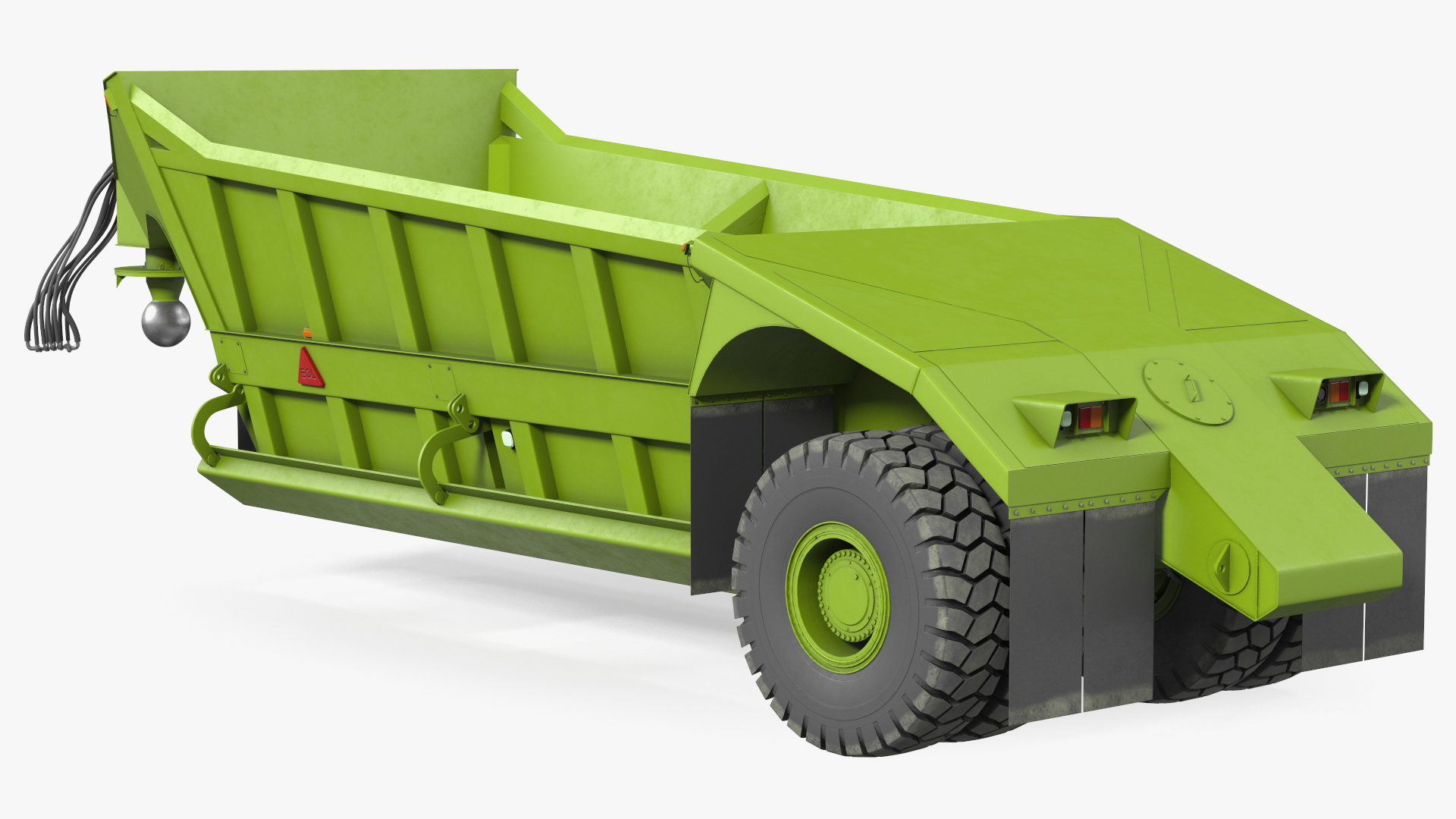 3D model Bottom Dump Trailer New Rigged