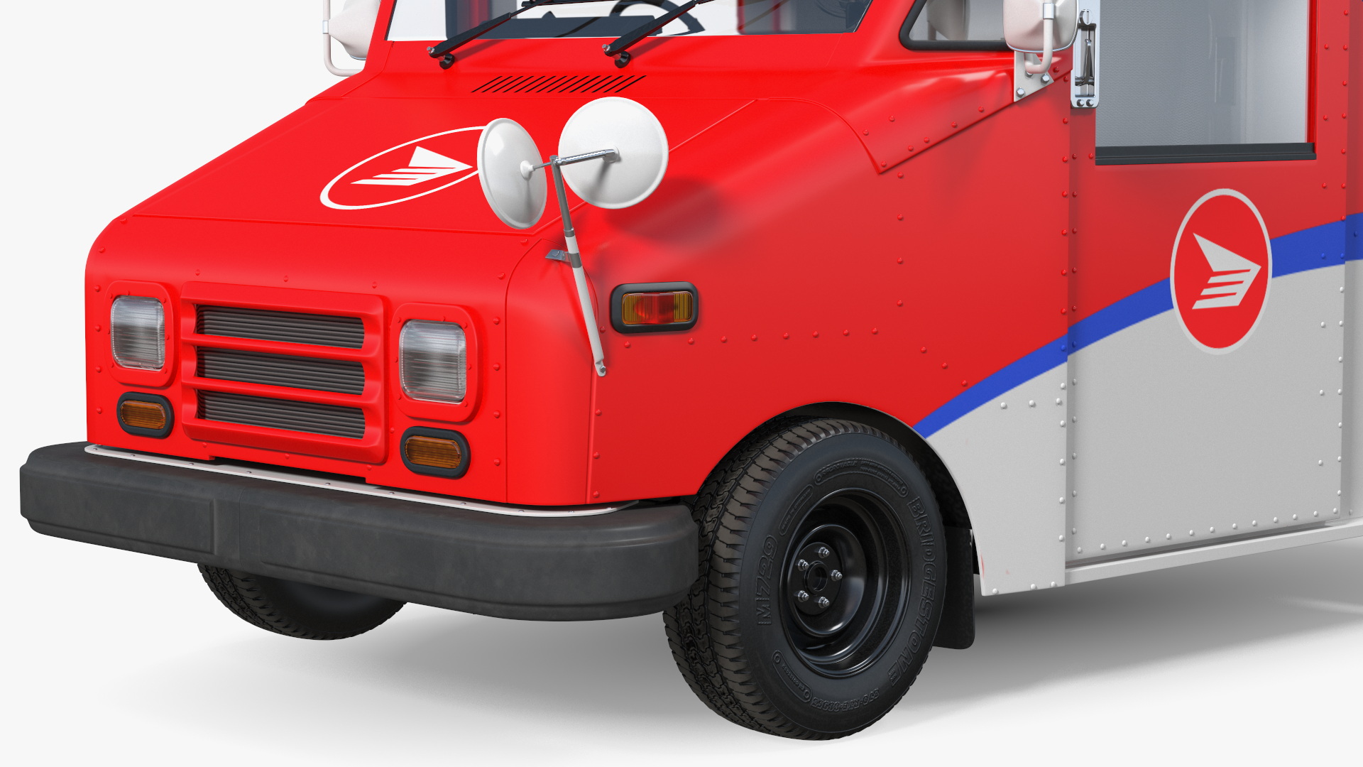 3D Grumman Canada LLV Post Car Rigged for Maya model
