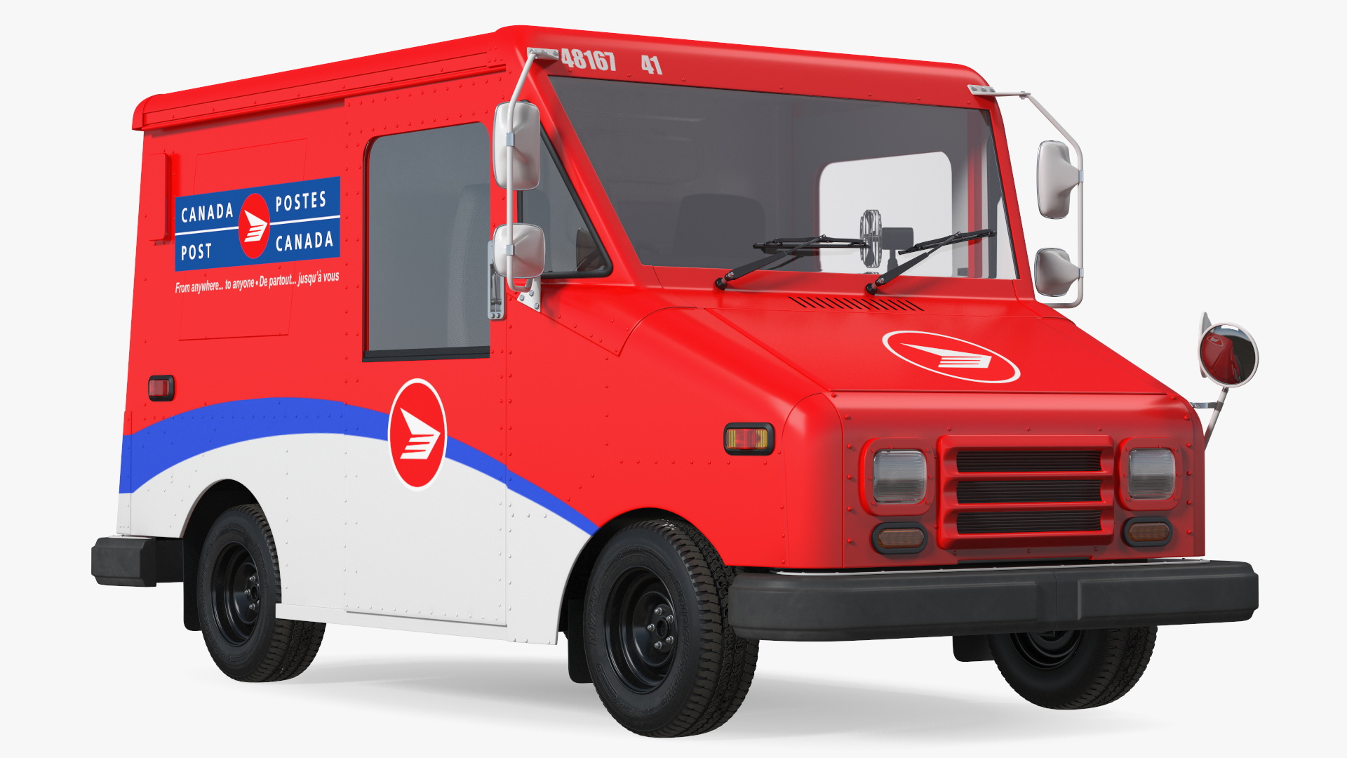 3D Grumman Canada LLV Post Car Rigged for Maya model