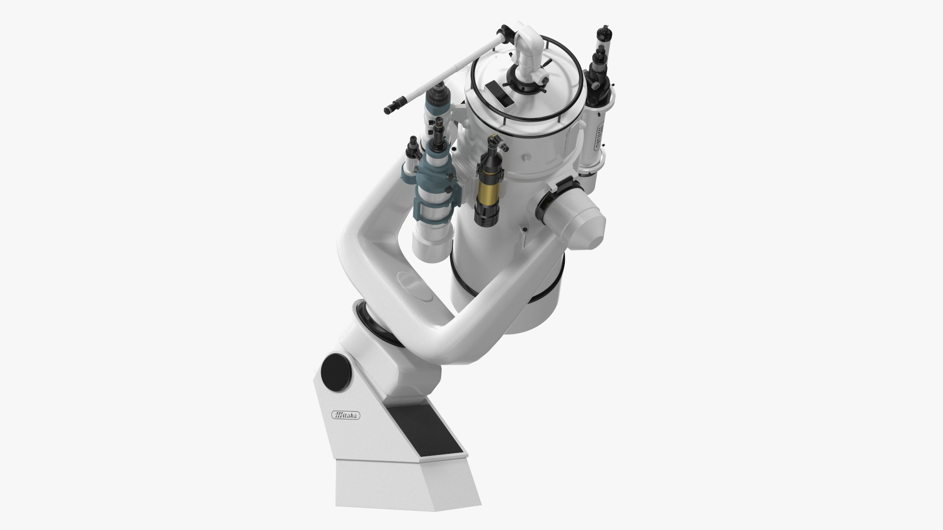 3D model Mitaka GNF60 Observatory Telescope Rigged for Cinema 4D