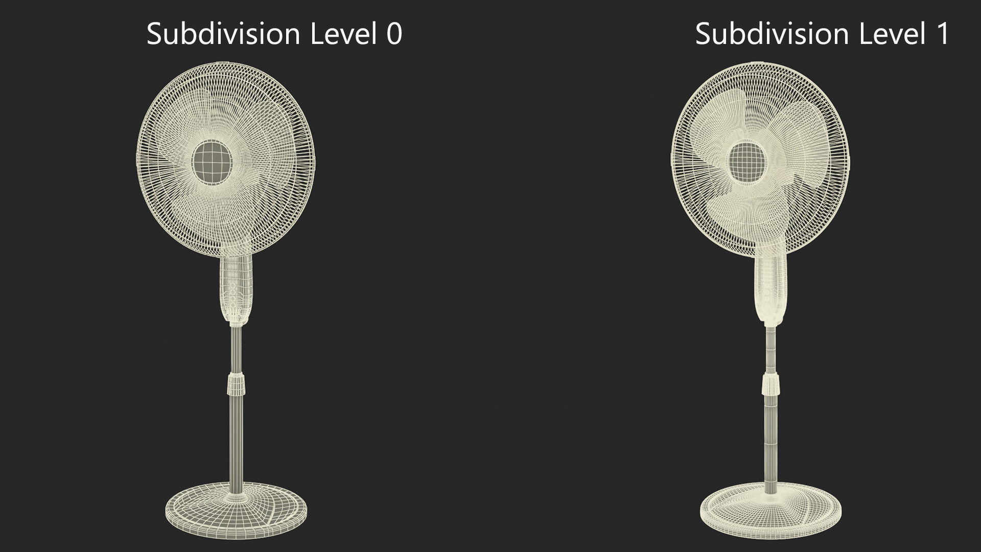 3D model Floor Fan Honeywell Black