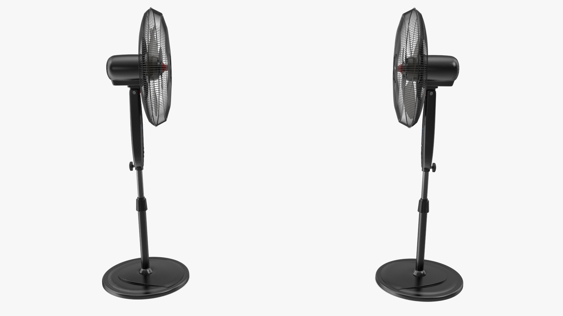 3D model Floor Fan Honeywell Black